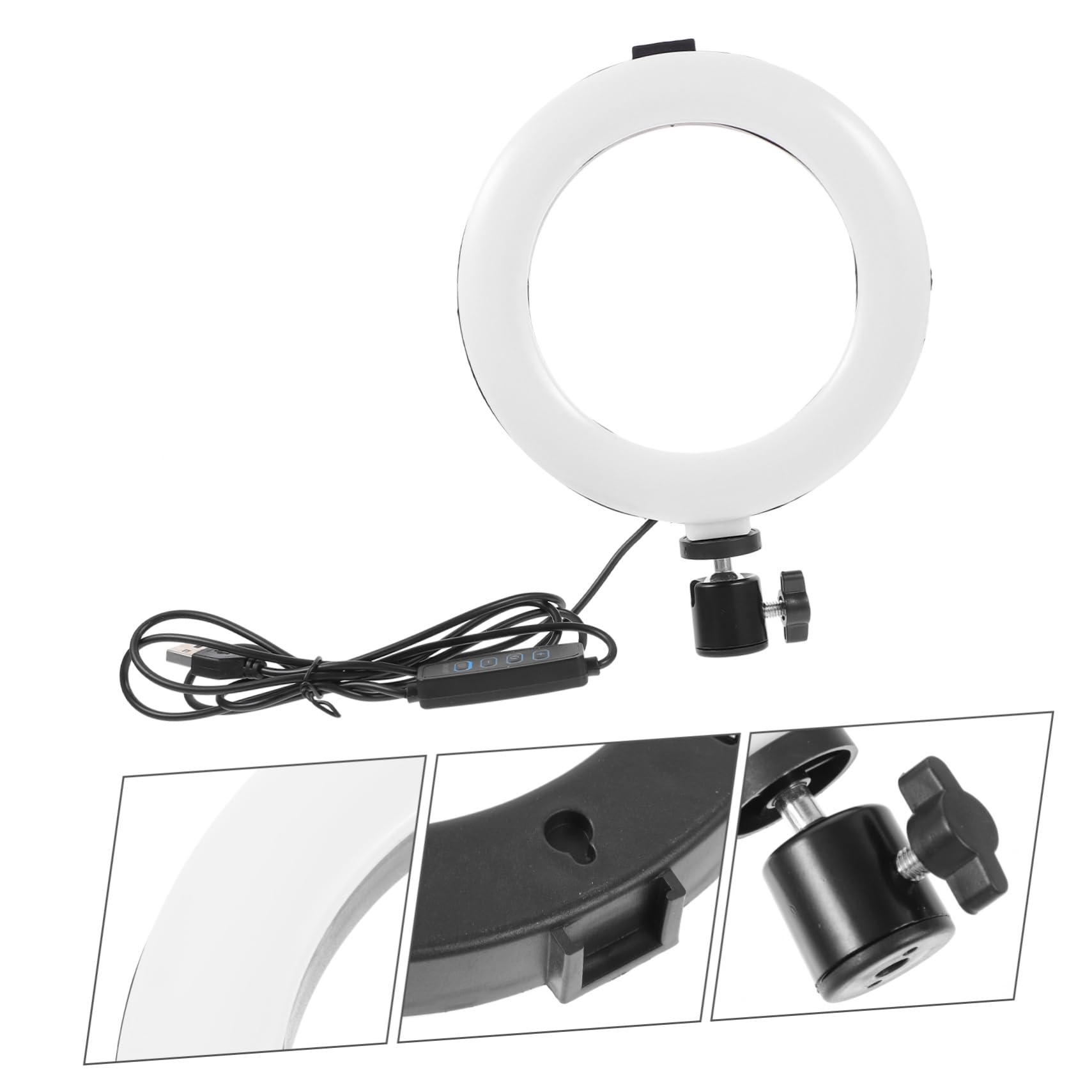 SUPVOX Adjustable Laptop Light & Phone Stand for Home Office & Selfie