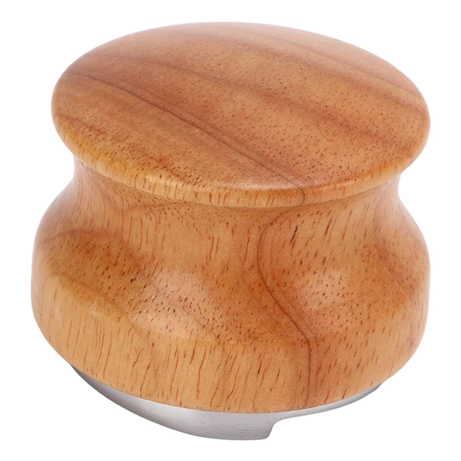 Premium Coffee Distributor & Tamper with Sturdy Wooden Handle - Barista-Grade Espresso Tool for Home & Kitchen Use - Perfect for Latte, Cappuccino & French Press Coffee Making