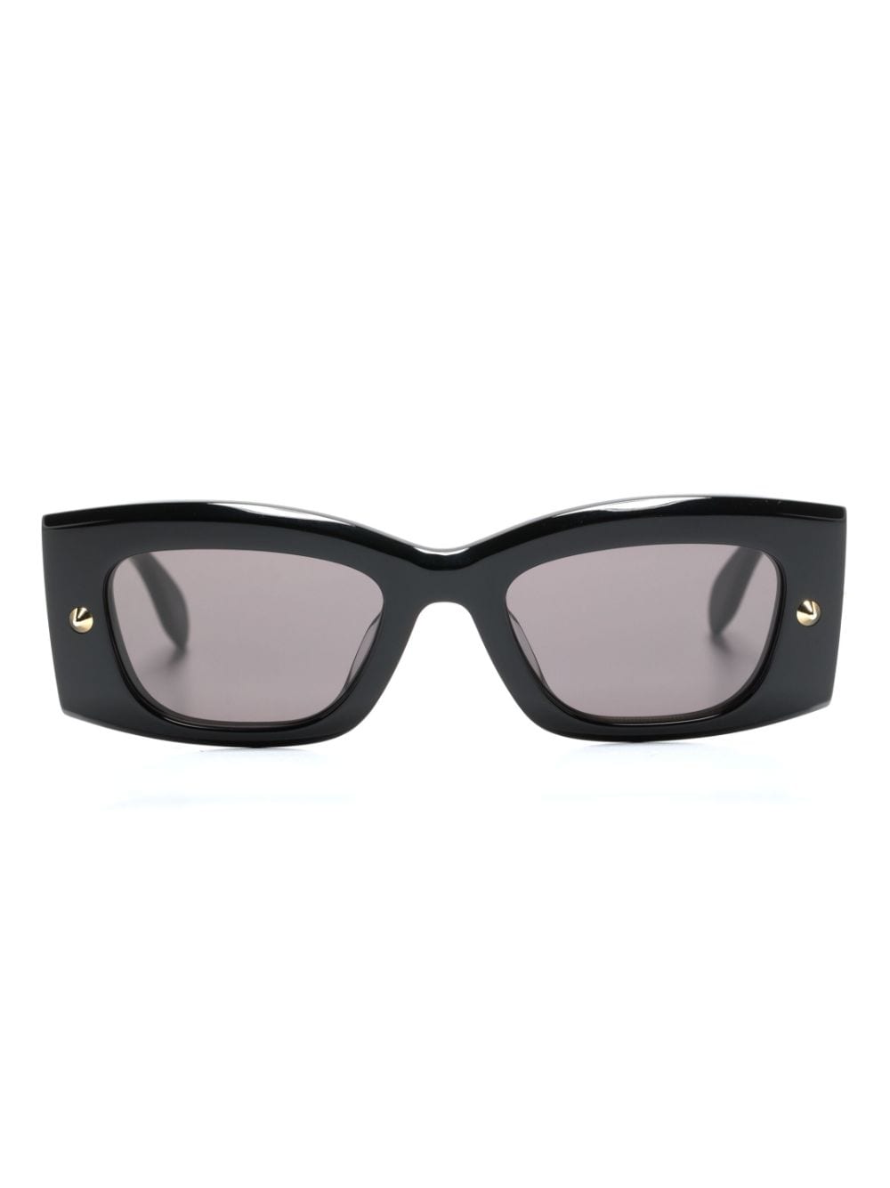 Alexander McQueen Black Sunglasses for Women & Men - Luxury Designer Shades for Fashion, Travel & Outdoor Activities