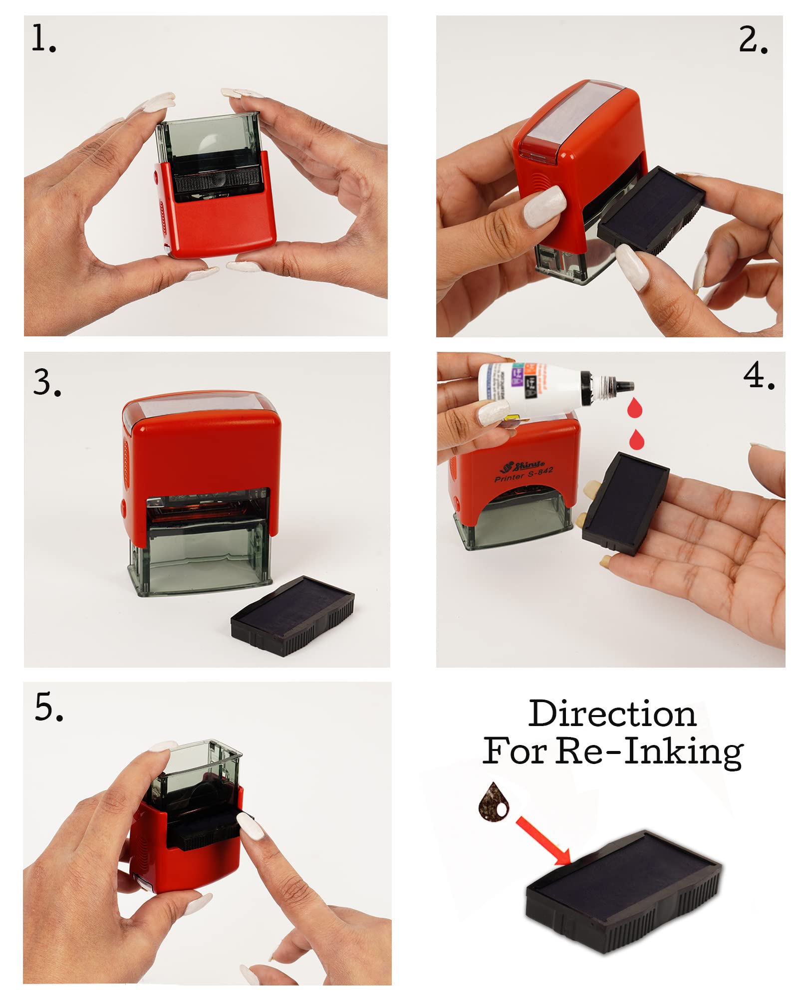 Custom Self-Inking Rubber Stamp for Office & Business - Personalized File Copy Stamp for Documents, Paperwork & Stationery - Perfect for Filing, Notarizing & Organizing Records