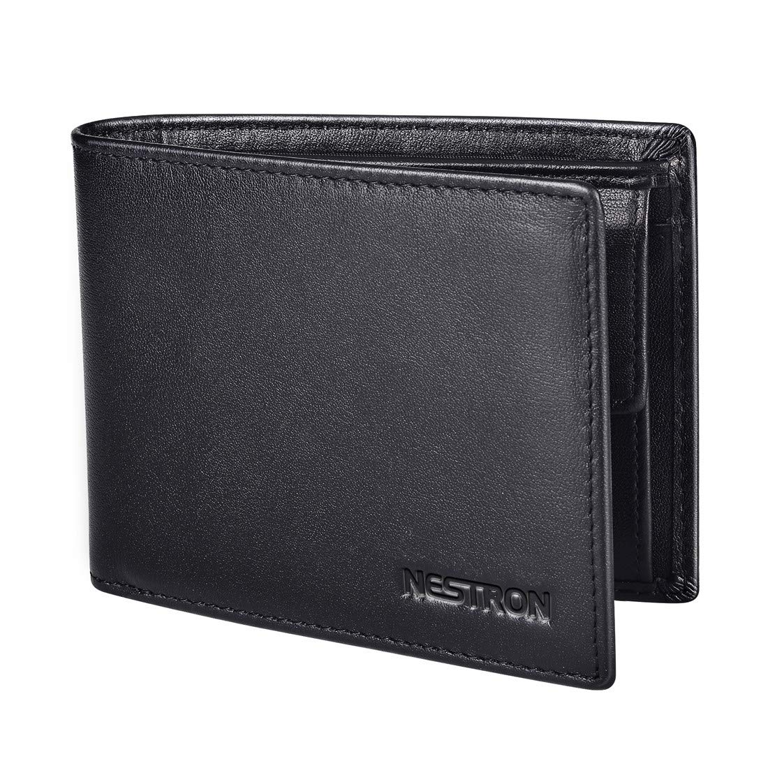 Premium Men's RFID Blocking Nappa Leather Wallet - Slim Bifold Wallet for Men with Card Slots & Cash Pocket - Ideal for Travel, Business & Everyday Use