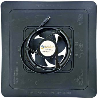 iSolar 20W106 OPTIFLEX Modular Solar Attic Fan with Optimum Tower Vent Bundle - High Efficiency Solar Powered Roof Ventilation System for Home Cooling & Energy Savings | Perfect for Hot Climates & Reducing AC Costs