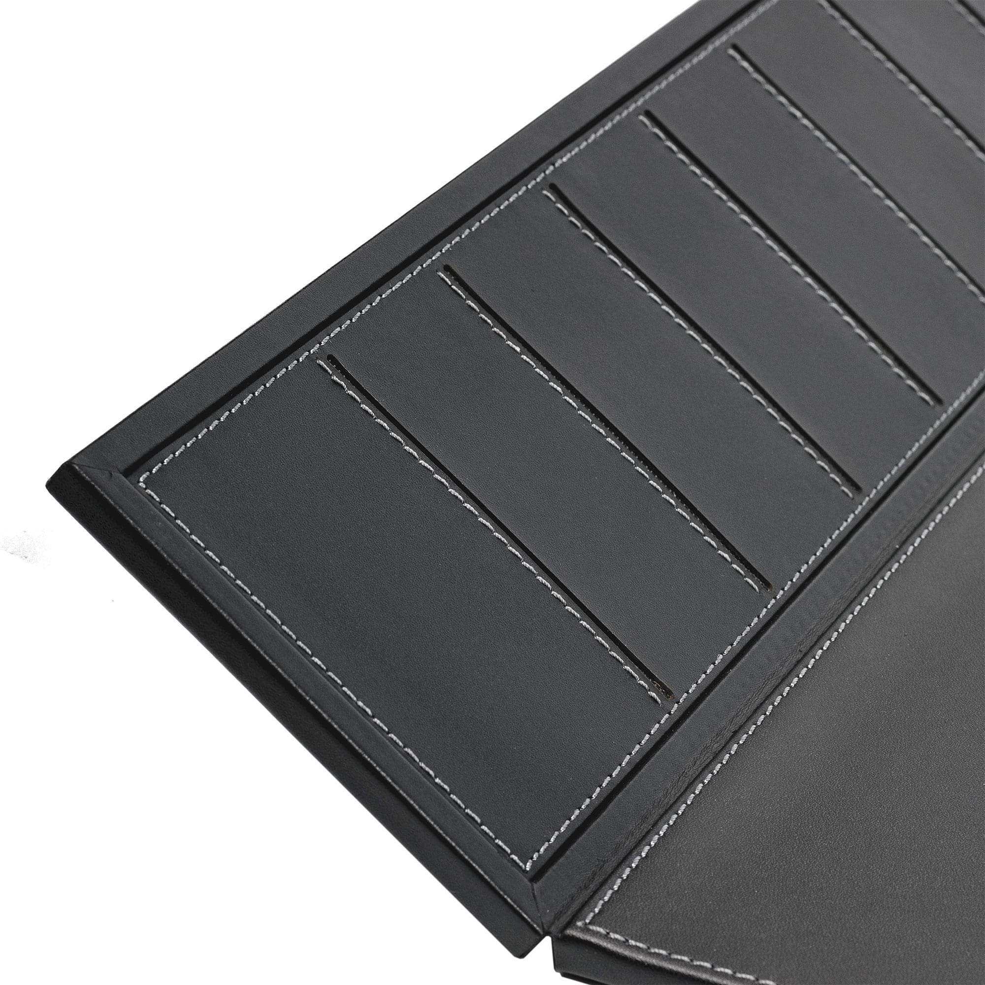 Premium Black Leather Desk Mat 34