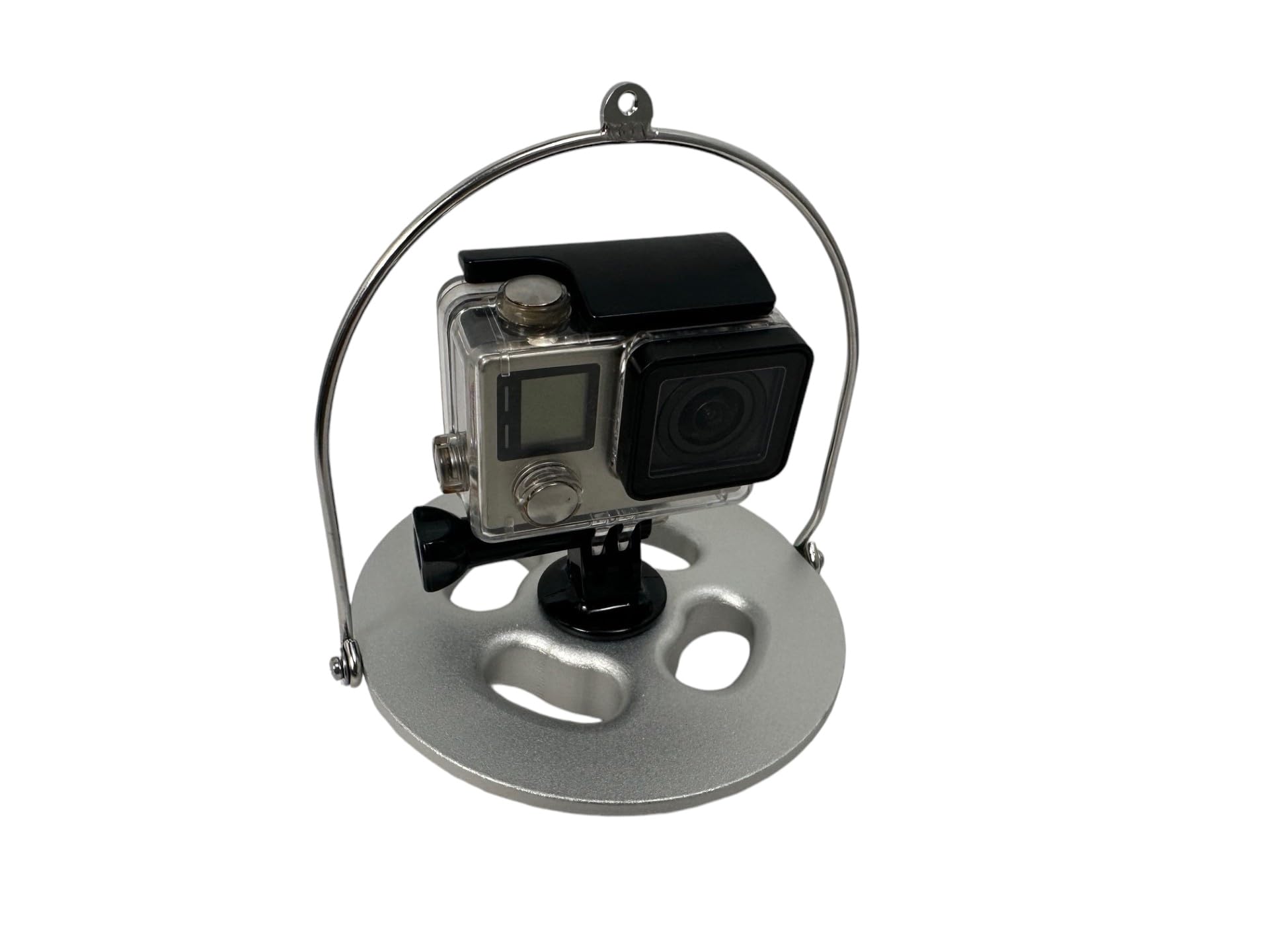 FCH 100 Fishing Camera Mount - Waterproof Action Cam Holder for GoPro, DJI, AKASO - Perfect for Underwater Fishing, Kayaking & Outdoor Adventures