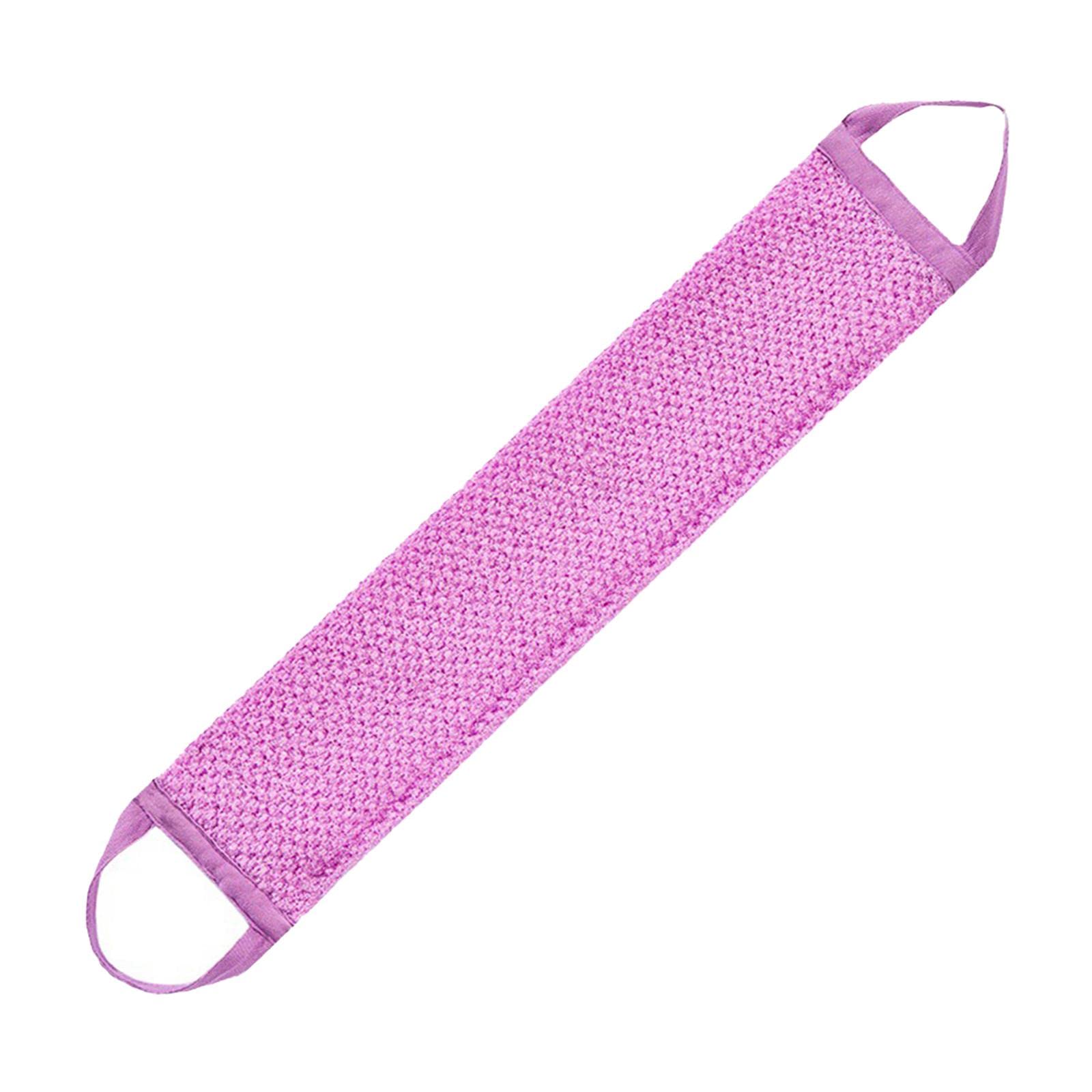 Harayaa Exfoliating Bath Cloth - Reusable Body Scrub Towel for Women & Men, Soft Exfoliating Washcloth for Smooth Skin, Pink - Perfect for Shower, Spa & Daily Skincare Routine
