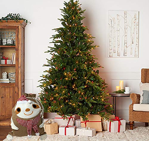 Darling Sloth Themed Christmas Decorations - Cute Sloth Santa Gift Bags for Holiday Party Favors, Stocking Stuffers & Festive Home Decor