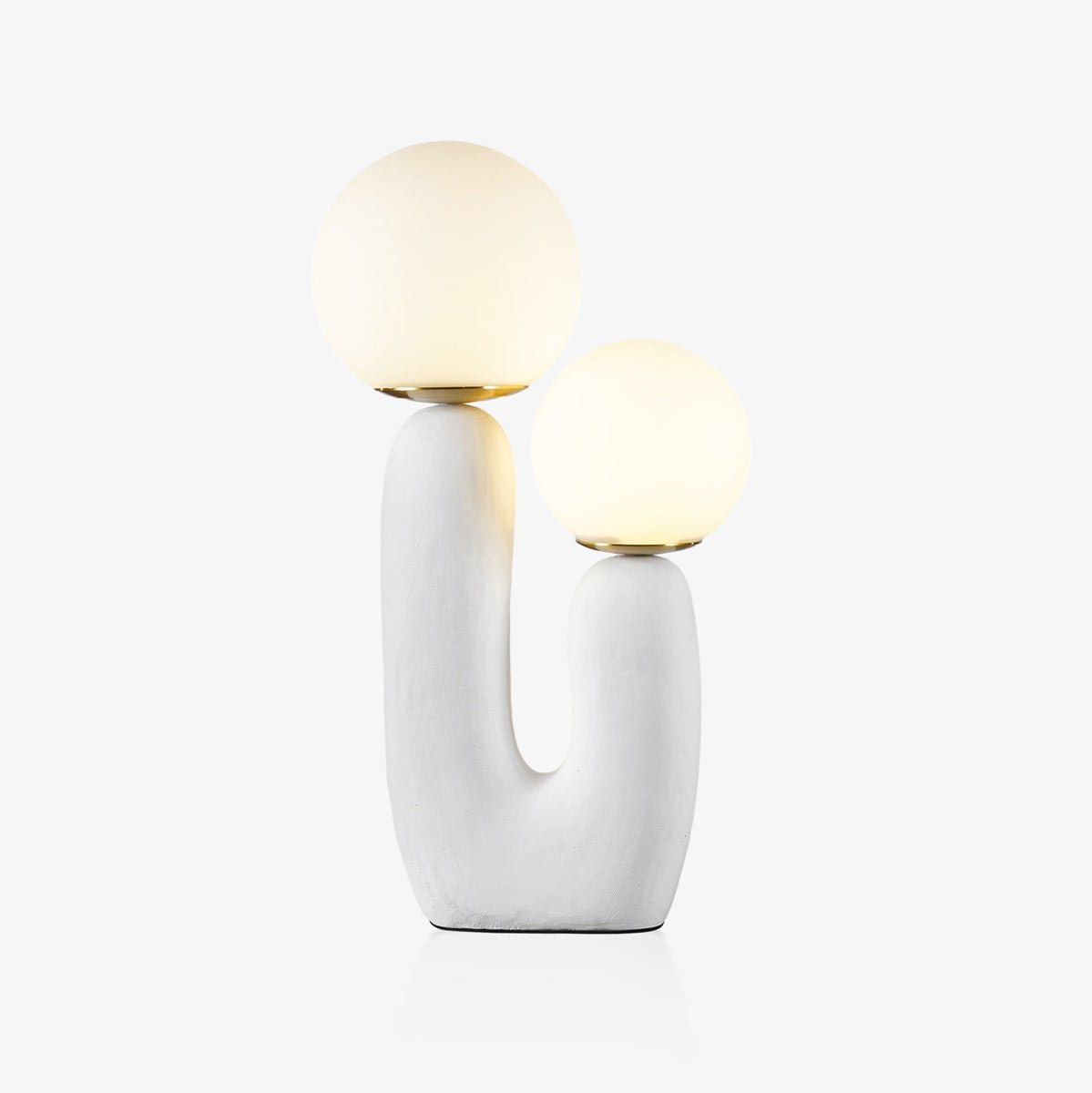 Oo Rough Table Lamp - Modern Industrial Bedside Lighting for Living Room, Bedroom & Office - Dimmable LED Desk Lamp with Adjustable Brightness