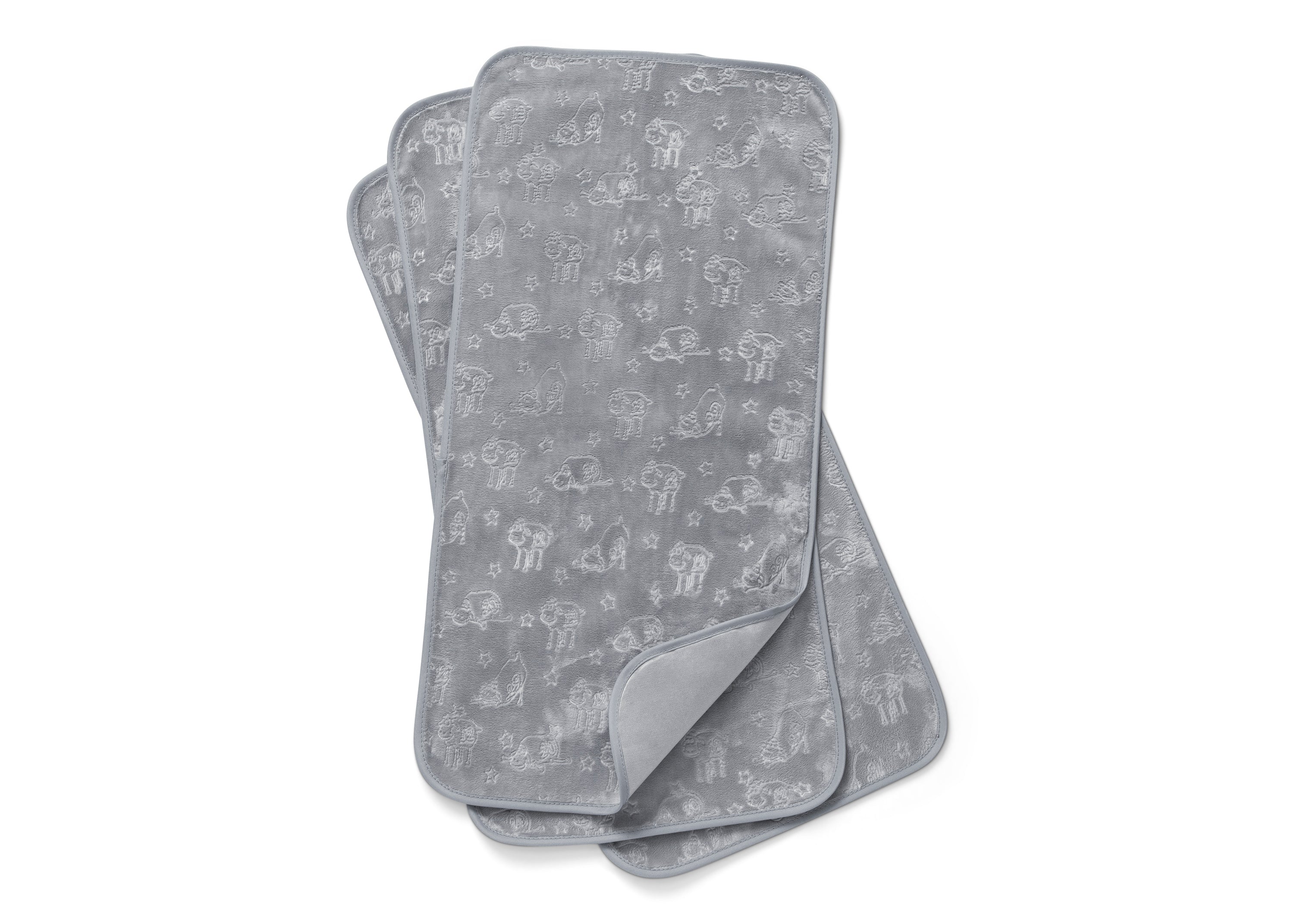 7-Piece Baby Changing Table Set with Changing Pad, Plush Cover, 3 Liners & 2 Storage Bins - Newborn Essentials Gift for Boys & Girls - Perfect for Nursery Organization & Diaper Changes