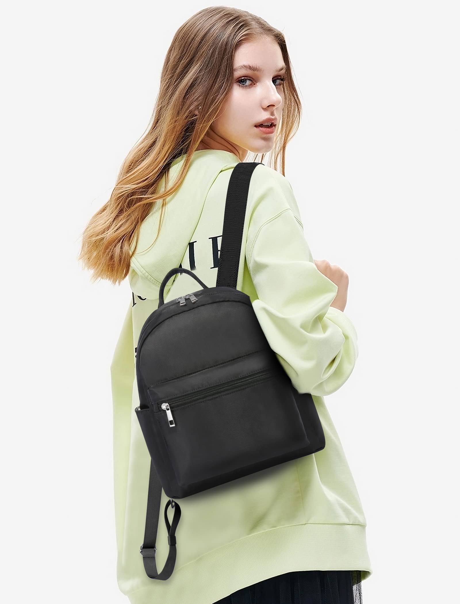 LOVEVOOK Mini Backpack for Women - Lightweight Waterproof Small Backpack Purse for Daily Use, Travel, Work & School | Compact Durable Women's Shoulder Bag