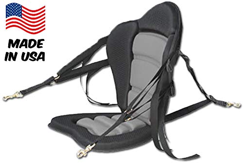 Premium GTS Elite Molded Foam Kayak Seat - Comfortable Sit-On-Top Kayak Seat for Ocean & Recreational Kayaking - Perfect for Fishing, Paddling & Water Sports
