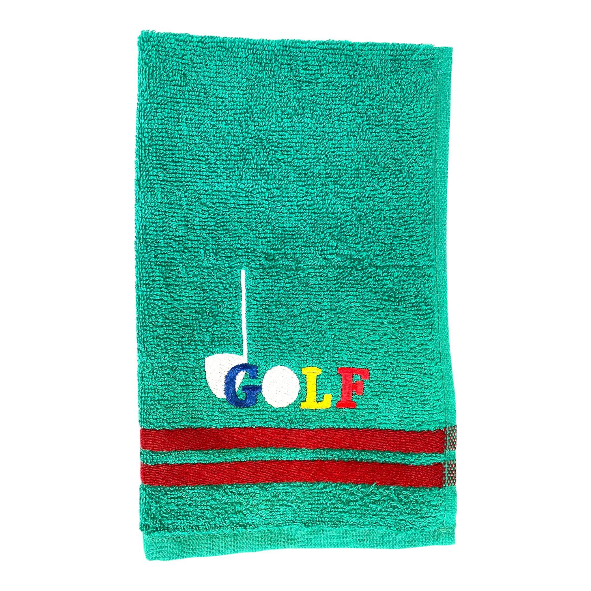 Premium Microfiber Golf Towel - Compact & Absorbent for Golfers - Perfect for Clubs, Balls & Hands on the Course