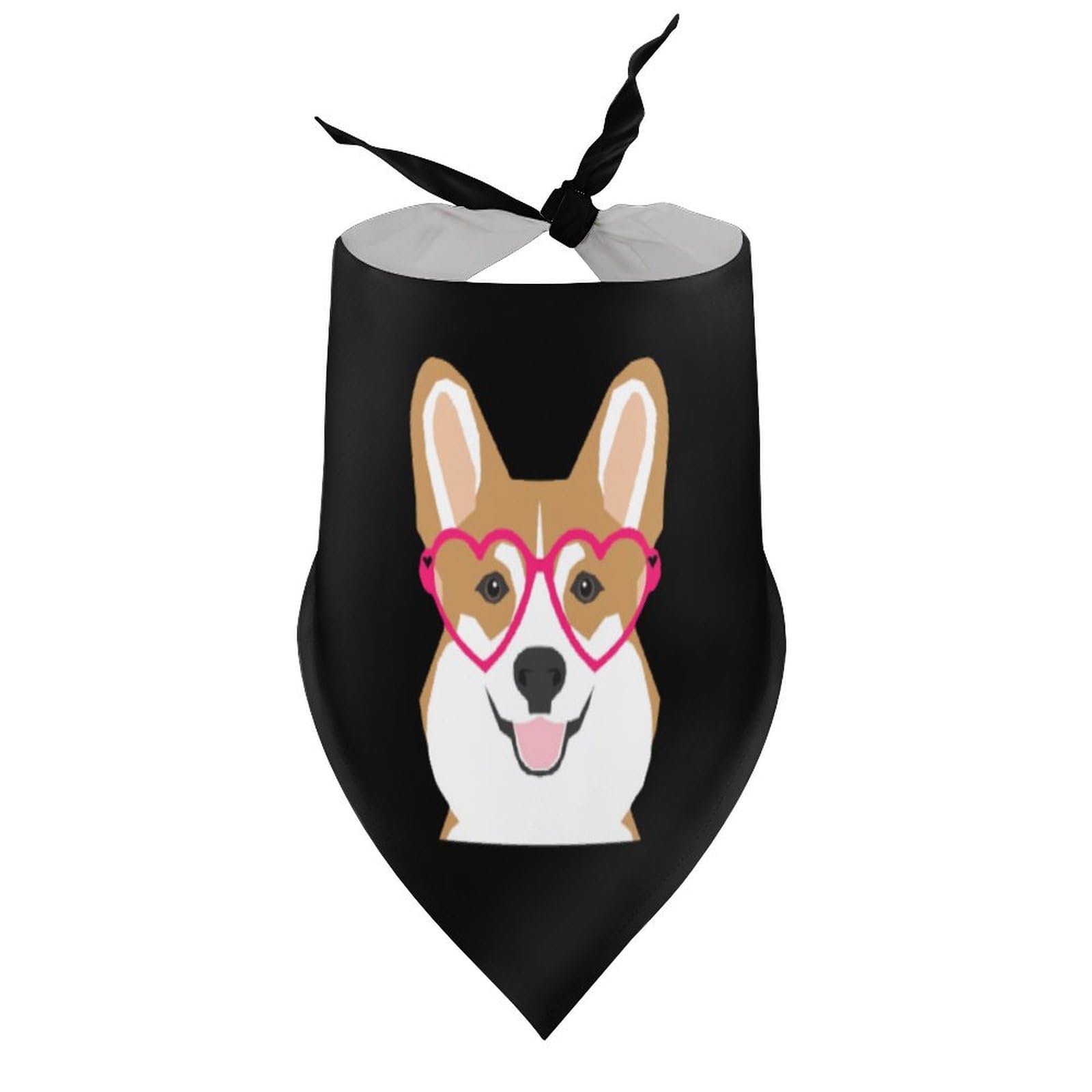 Cute Welsh Corgi Dog Bandanas - Adjustable Pet Scarves & Bibs for Small Medium Large Dogs - Perfect Christmas Thanksgiving Gift for Pets - Great for Holidays, Parties & Photo Shoots