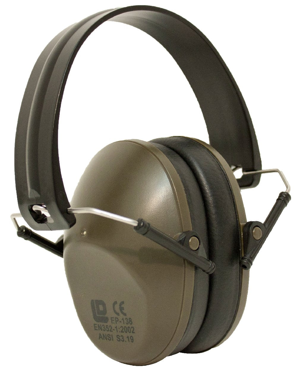Bisley Compact Hearing Protection Earmuffs - Noise Reduction Safety Ear Muffs for Shooting, Hunting, Construction & Industrial Work - Lightweight & Comfortable Hearing Protectors