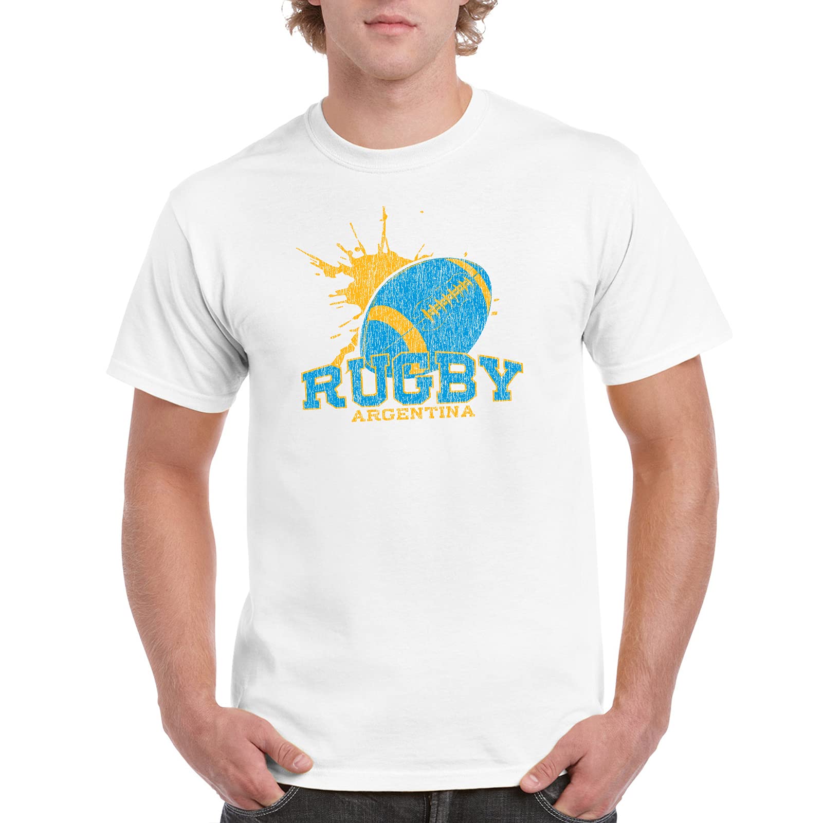 UGP Campus Apparel Nations Rugby Football Competition T-Shirt - Comfortable Sports Jersey for Rugby & Football Fans - Perfect for Game Day, Team Events & School Spirit Wear