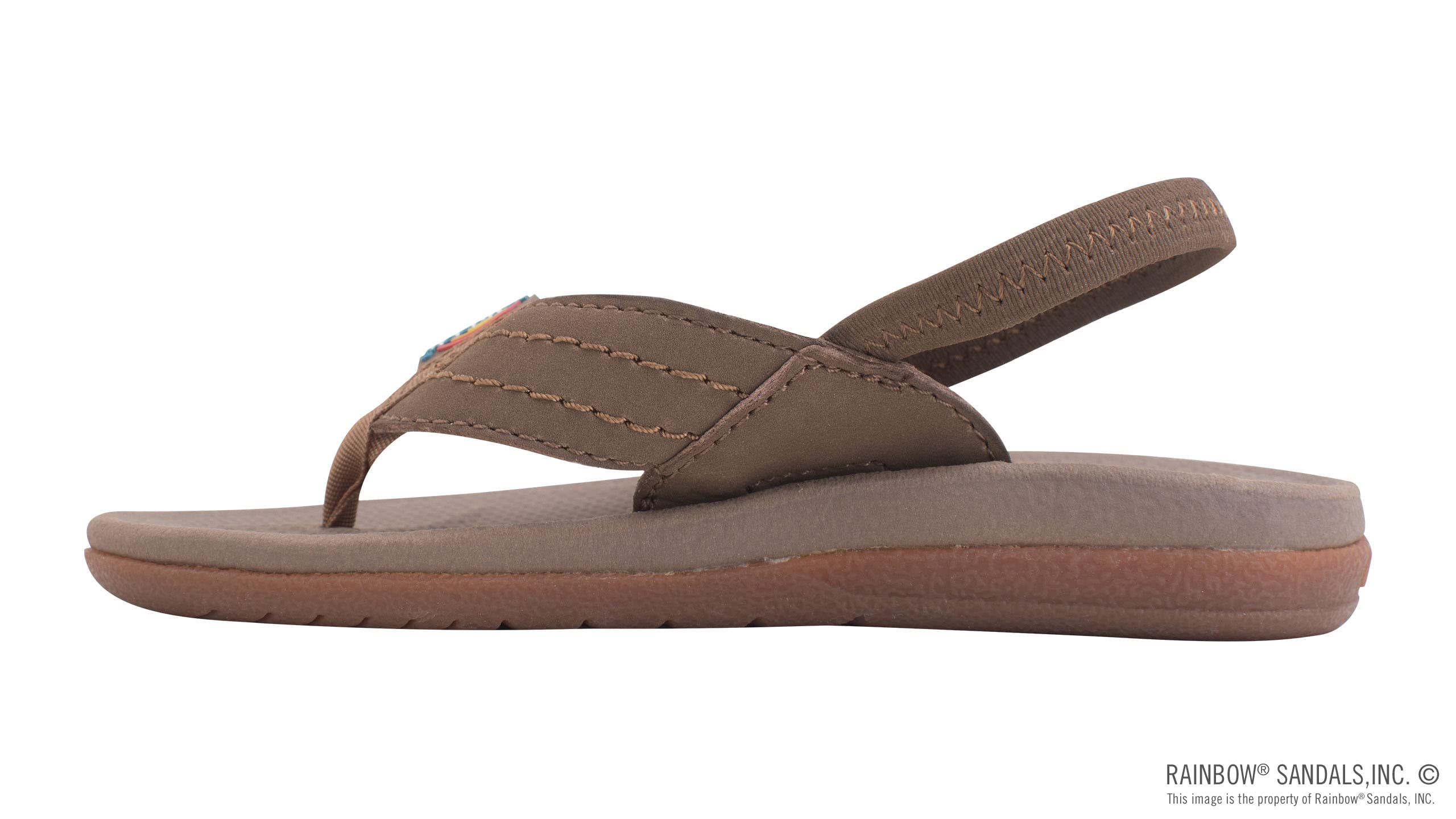 Rainbow Sandals for Kids - Comfortable Cape Molded Rubber Sandals | Durable & Lightweight Beach & Pool Footwear for Boys & Girls
