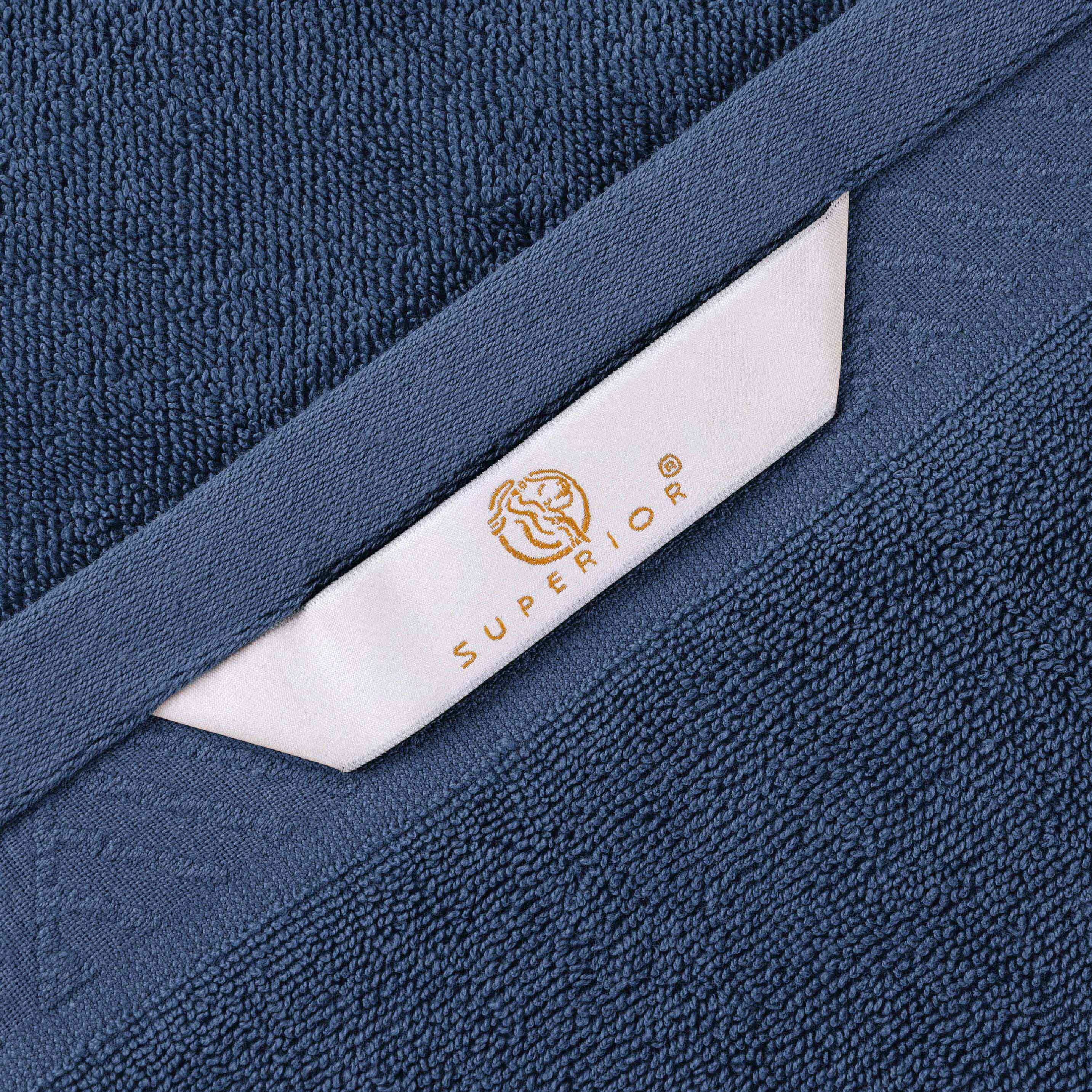 Luxury 6-Piece Egyptian Cotton Towel Set - Basketweave Jacquard & Solid Design - Ultra Soft & Absorbent Bath Towels for Spa, Hotel, or Home Use