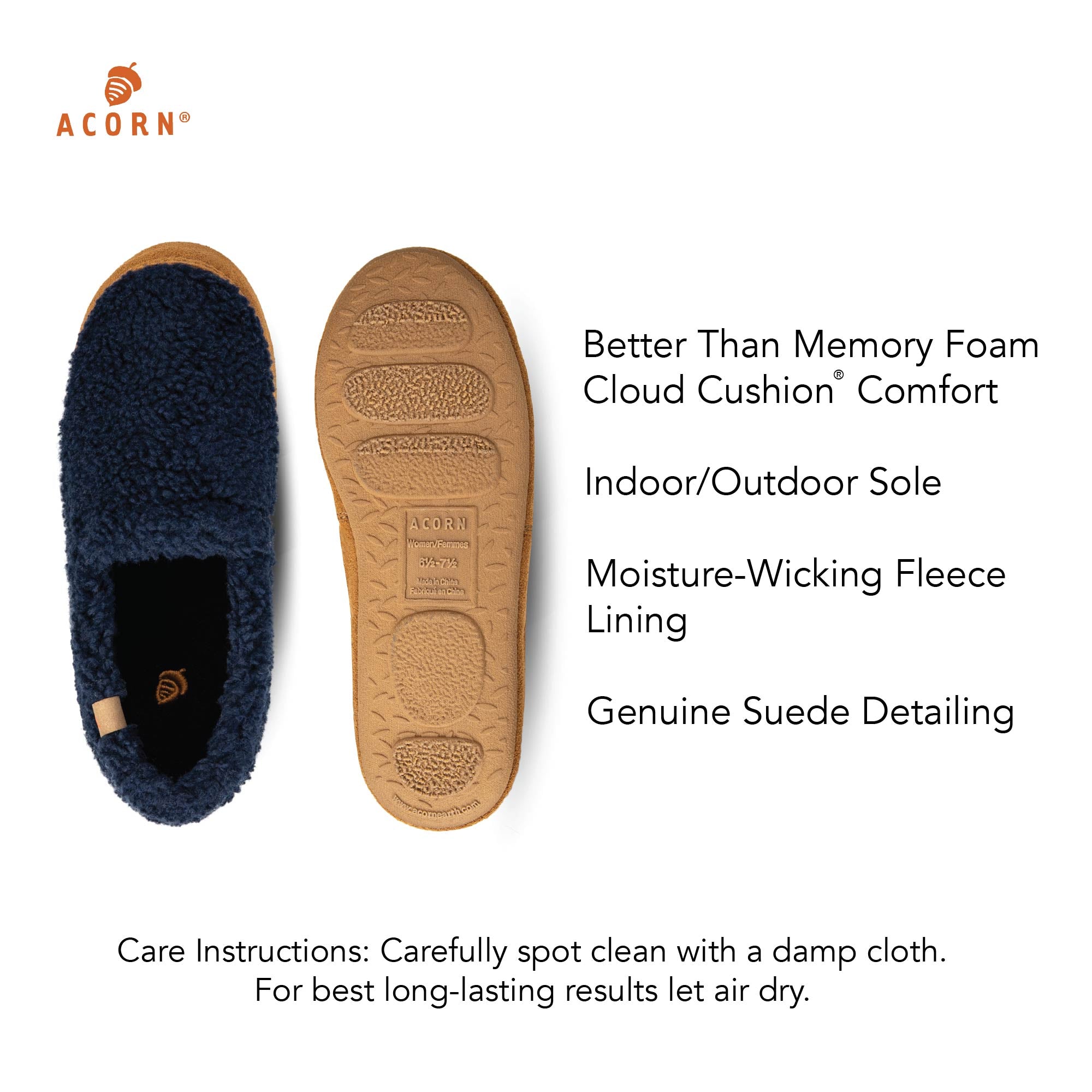 Men's Classic Moccasin Slippers - Soft Indoor/Outdoor House Shoes for Comfort & Style - Perfect for Home, Travel & Relaxation