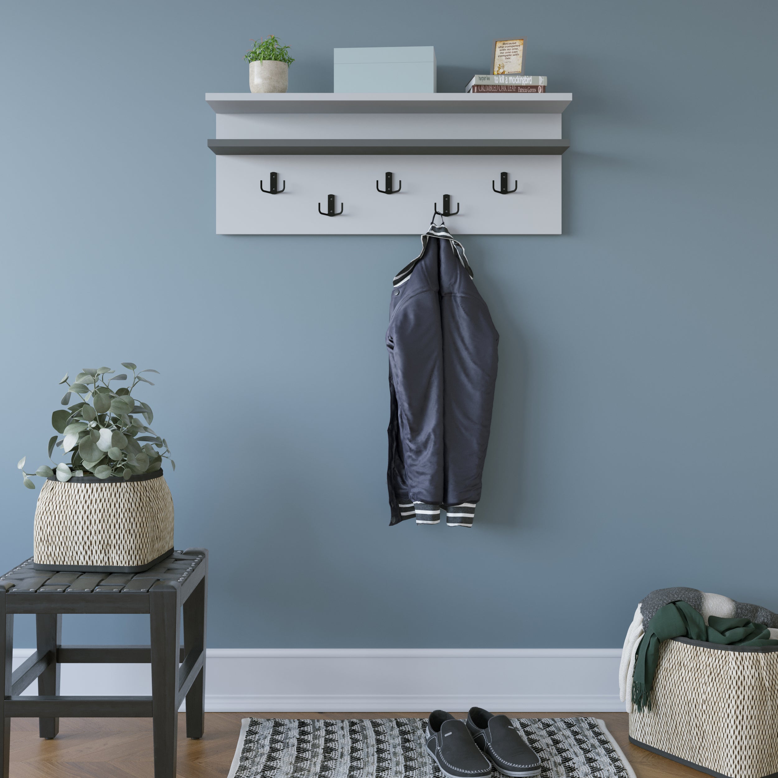 Anthracite-White