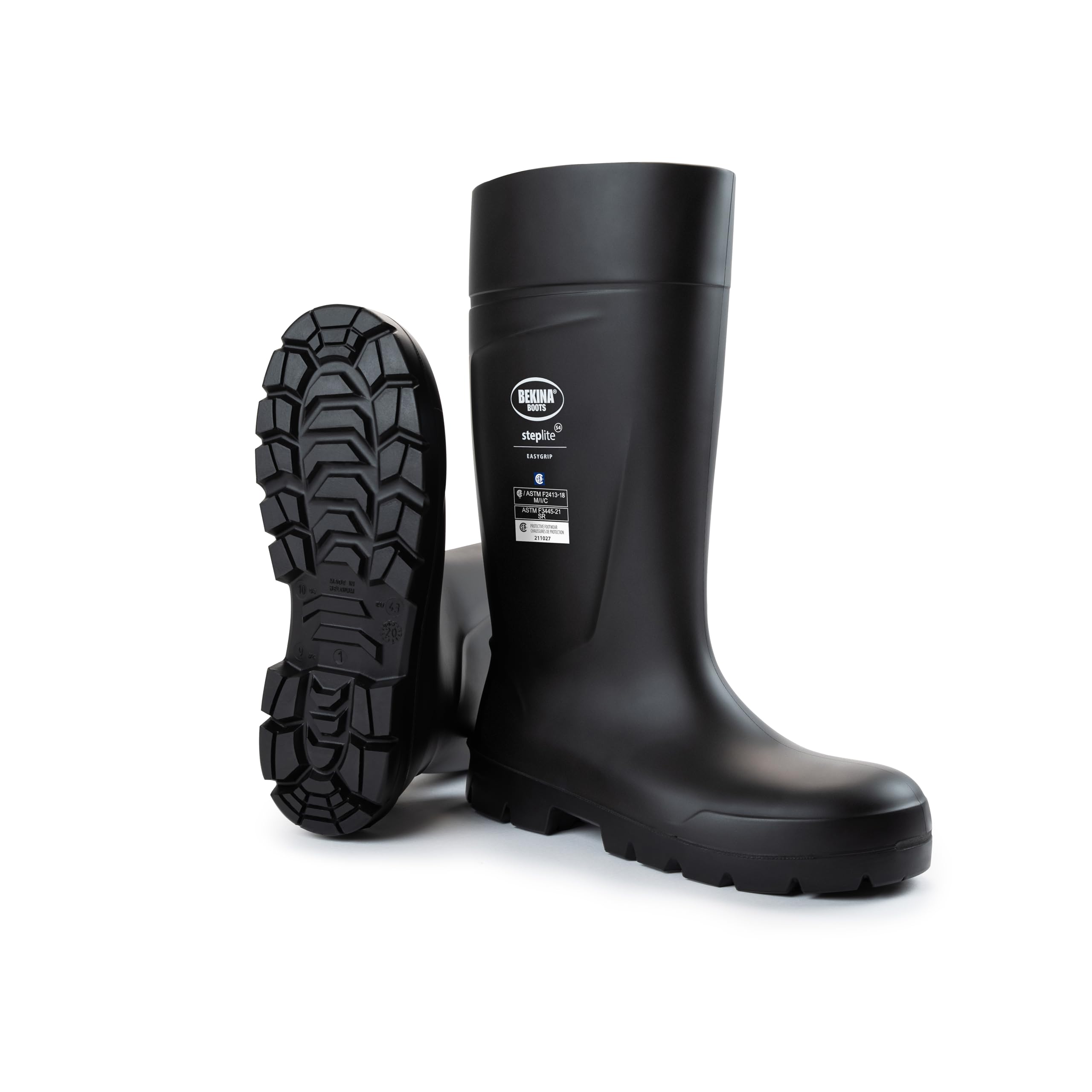 Bekina Steplite EasyGrip S4 Safety Toe Wellington Boots for Men & Women - Lightweight Waterproof Steel Toe Work Boots with SRC Certified Non-Slip Sole | Ideal for Construction, Farming & Outdoor Work