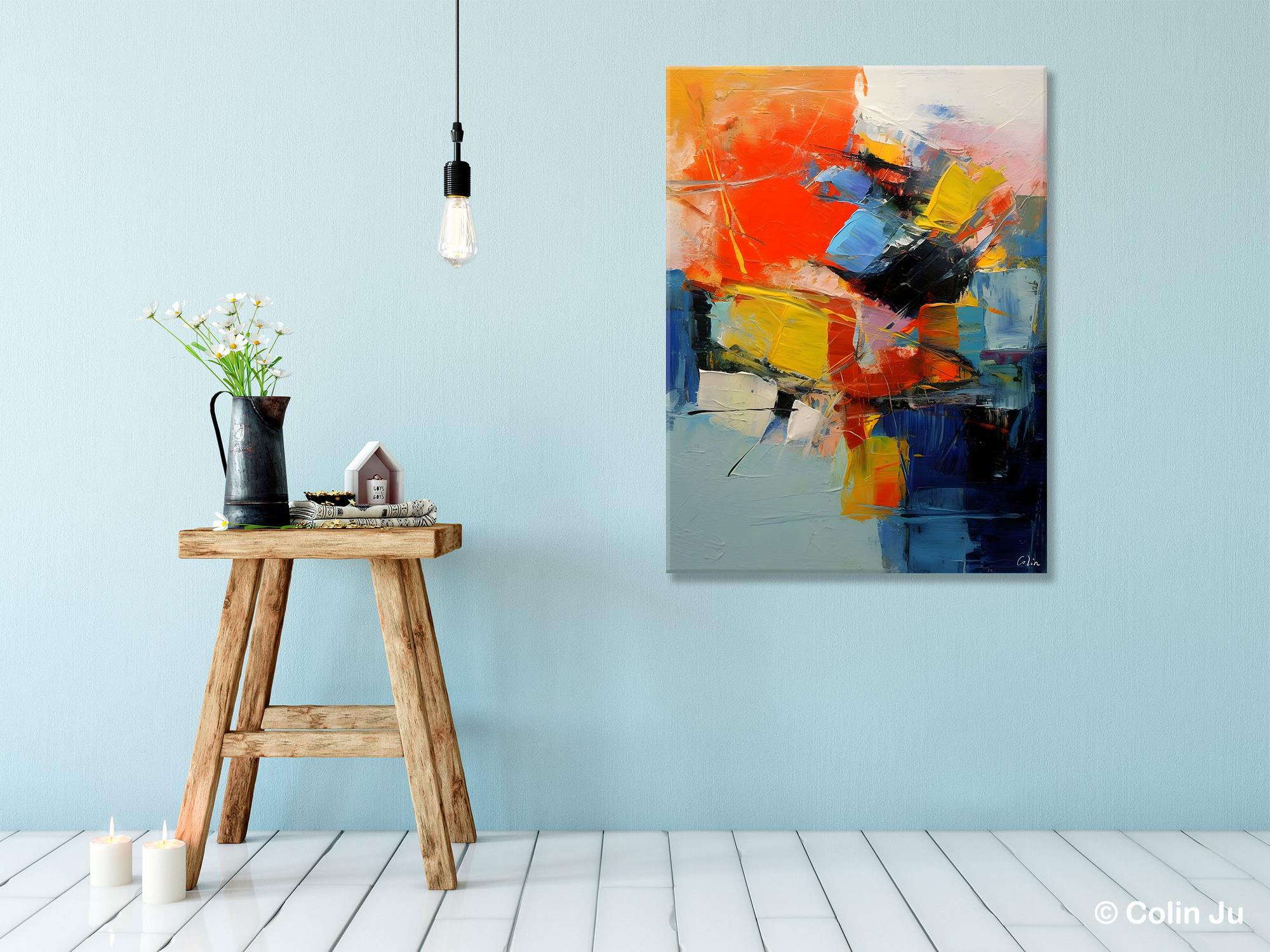 Large Canvas Wall Art for Living Room - Original Contemporary Acrylic Painting - Modern Abstract Artwork for Home Decor - Perfect for Bedroom, Office & Dining Room