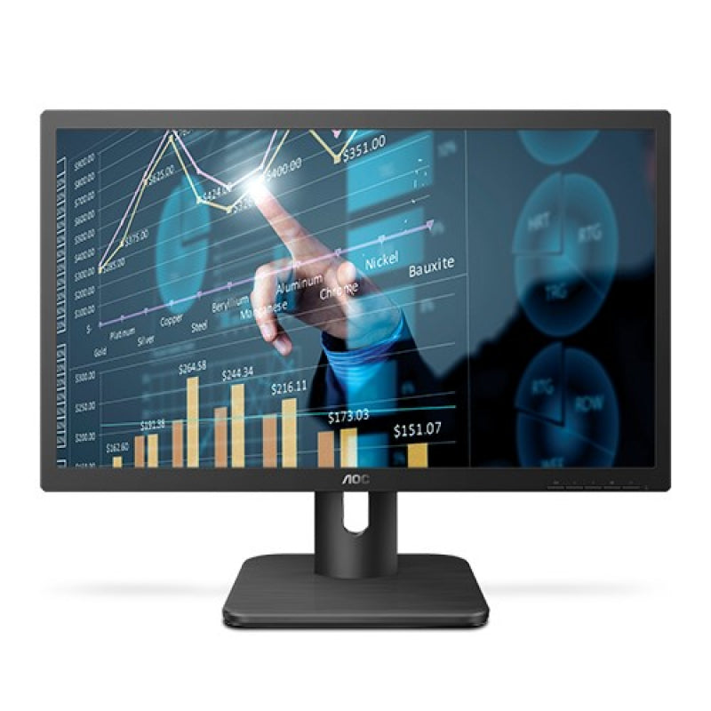 AOC 22 Inch LED Monitor - 22E1H Full HD 1080p, 60Hz Refresh Rate, 5ms Response Time, HDMI Port, Flicker-Free Technology for Eye Comfort - Perfect for Home Office, Gaming & Entertainment