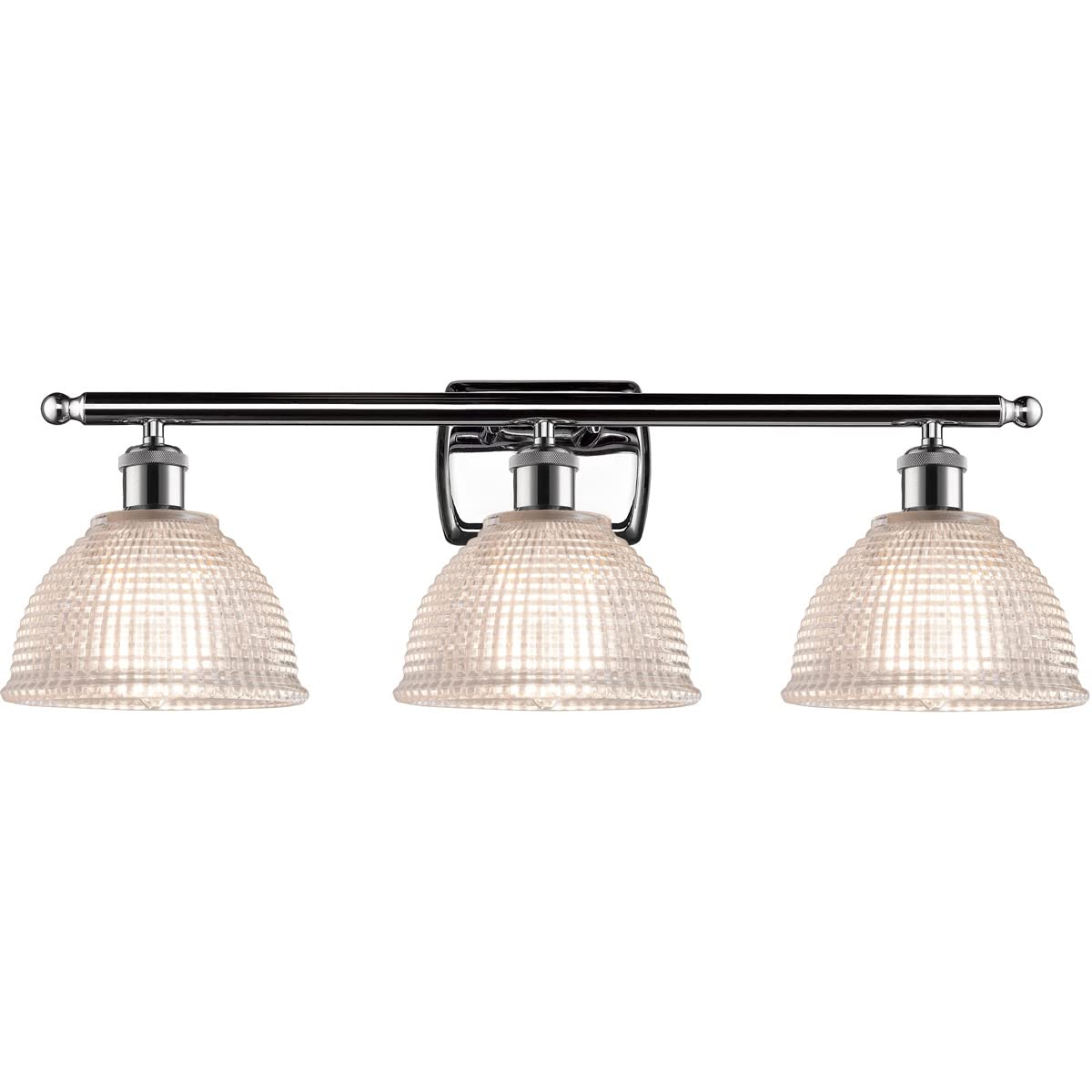 Innovations 516-3W-PC-G422-LED Arietta 3-Light Bathroom Vanity Light - Polished Chrome Finish - Ballston Collection - Perfect for Modern Bathrooms, Powder Rooms & Spa-Style Decor