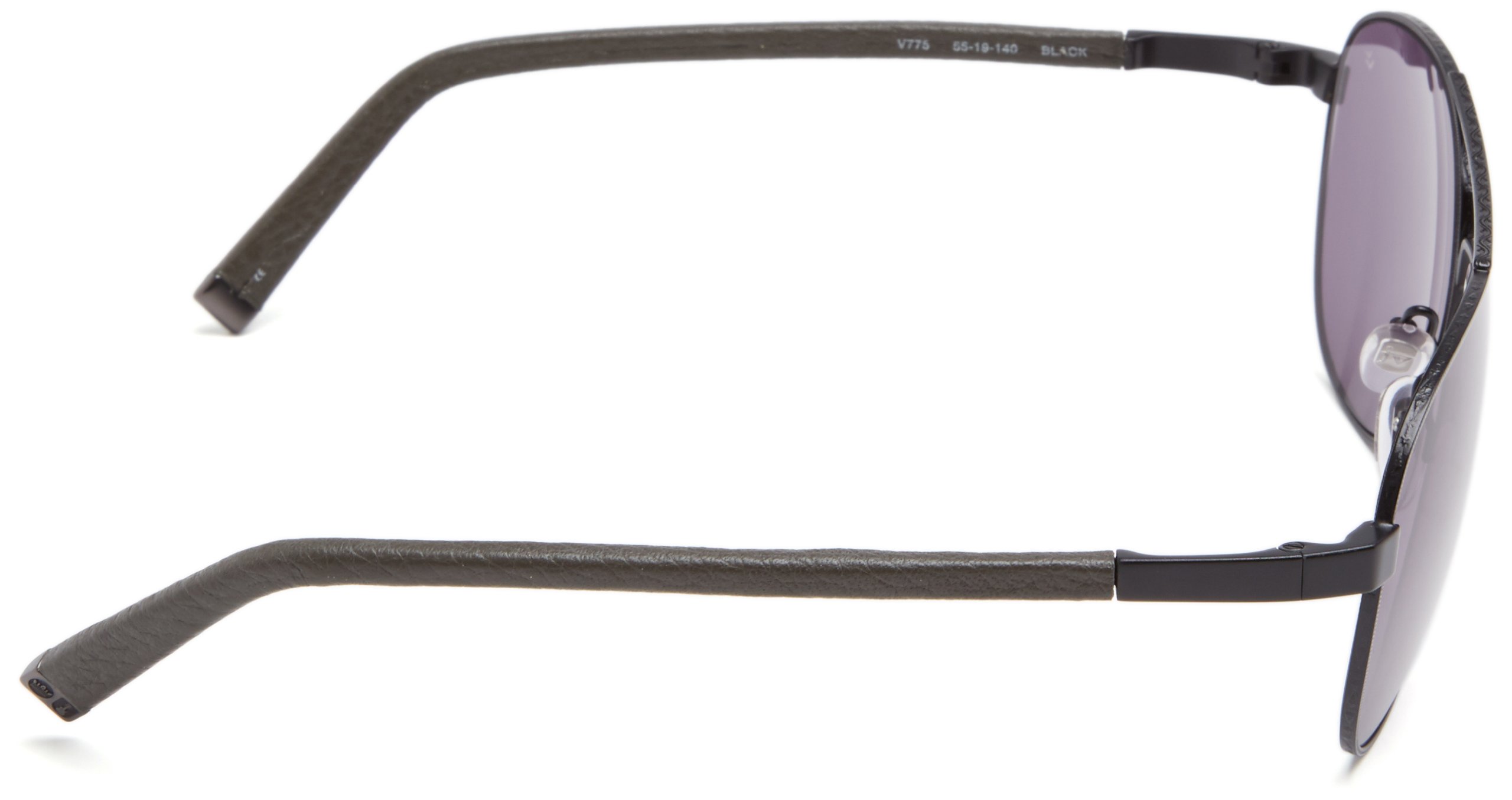 John Varvatos V775 Aviator Sunglasses for Men - Polarized UV Protection Pilot Shades - Perfect for Driving, Travel & Outdoor Adventures