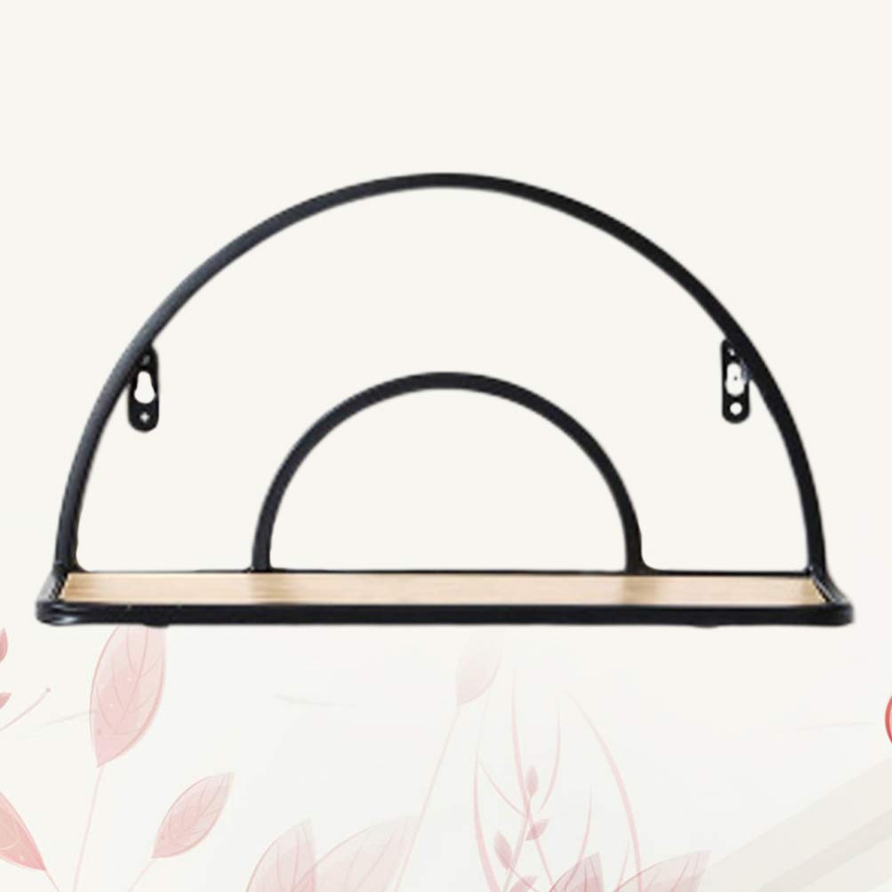 Decorative Shelf Brackets - Heavy Duty Wall Mounted Storage Rack with Iron Hanging Holder for Home & Office Organization | Perfect for Kitchen, Bathroom, Living Room & Garage Storage Solutions