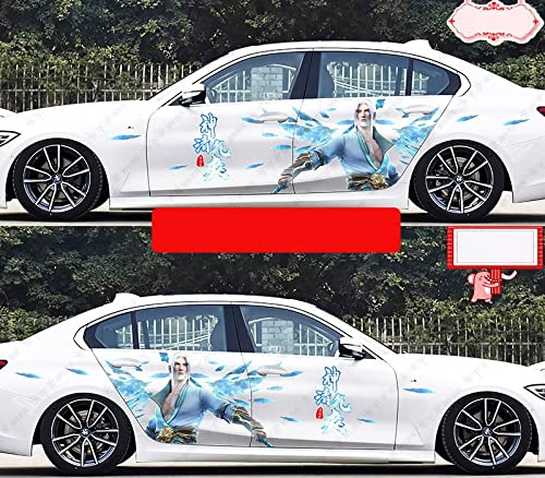 Large Anime Car Stickers - Sunscreen Waterproof Vinyl Decals for Universal Vehicles (Set of 1) - Perfect for Anime Lovers & Car Enthusiasts - Great Gift Idea for Birthday & Cosplay Events