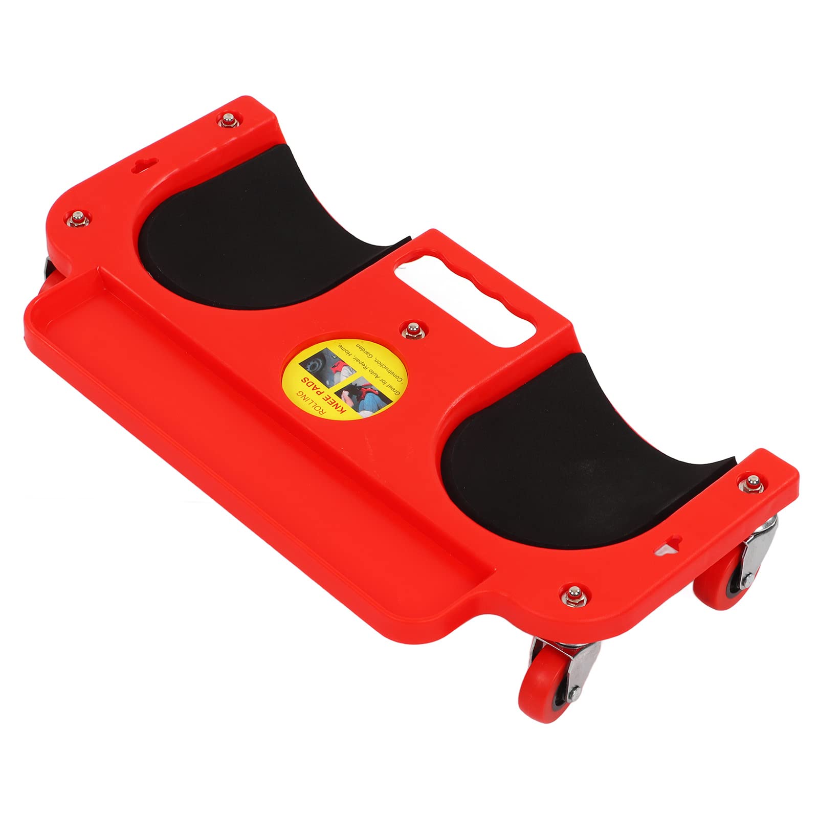 5-Wheel Flexible Mobile Knee Pads for Auto Mechanics - Durable Floor Paint Repair Knee Protection - Ideal for Car Detailing, Auto Body Work & Home Garage Maintenance