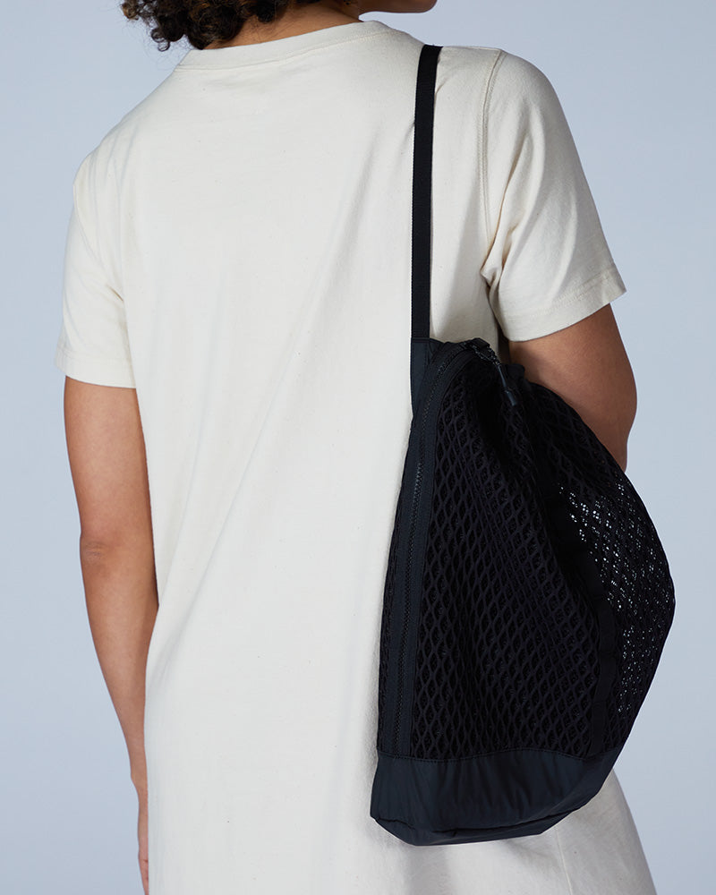 Double Face Mesh Shoulder Bag for Women - Lightweight Breathable Crossbody Purse - Perfect for Gym, Travel, and Everyday Use