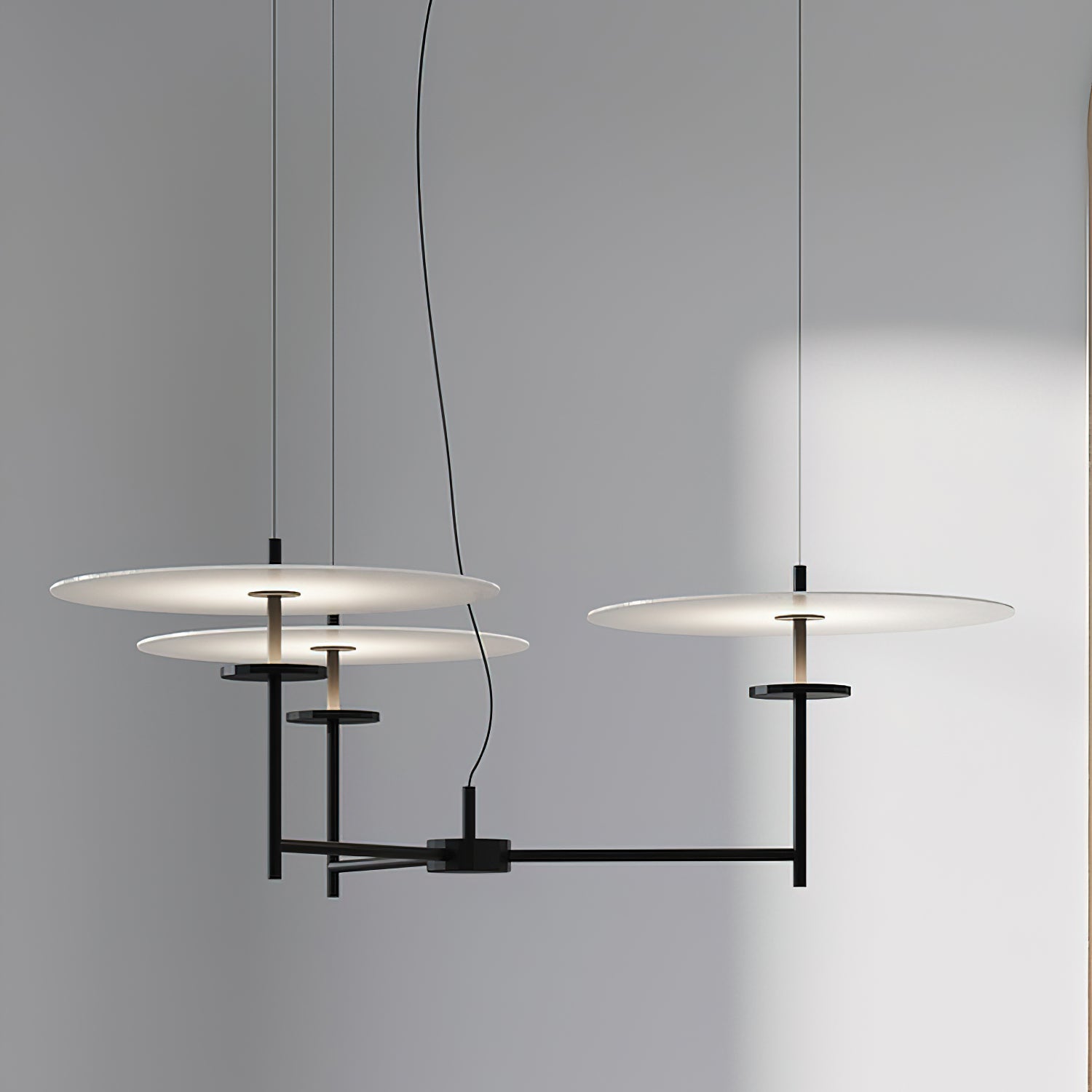 Trezzero Elegant Crystal Chandelier - Modern Ceiling Light Fixture for Dining Room, Living Room & Bedroom | Perfect for Home Decor & Wedding Venues
