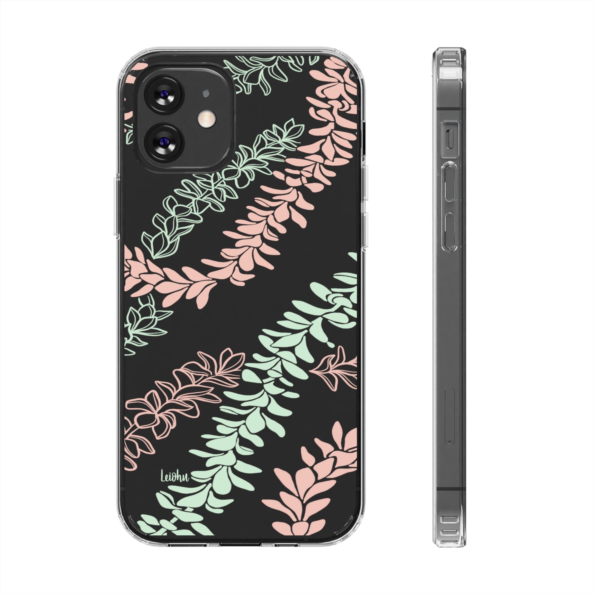 Groovy Pua Melia Clear Phone Case - Slim Protective Cover for iPhone 13, 12, 11 | Shatterproof & Scratch-Resistant | Perfect for Everyday Use, Travel & Outdoor Activities