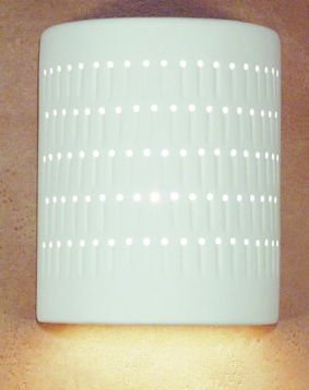 A19 209 Khios Wall Sconce in Bisque - Islands of Light Collection - Elegant Lighting for Bedroom, Hallway & Living Room Decor