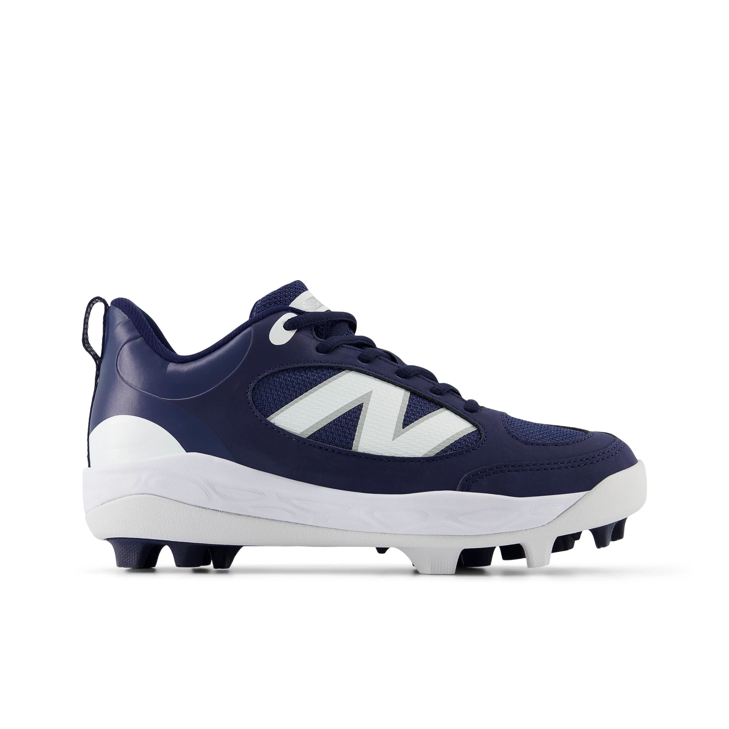 New Balance 3000v7 Youth Baseball Cleats - Navy Blue Molded Cleats for Kids - Perfect for Little League Games & Baseball Practice