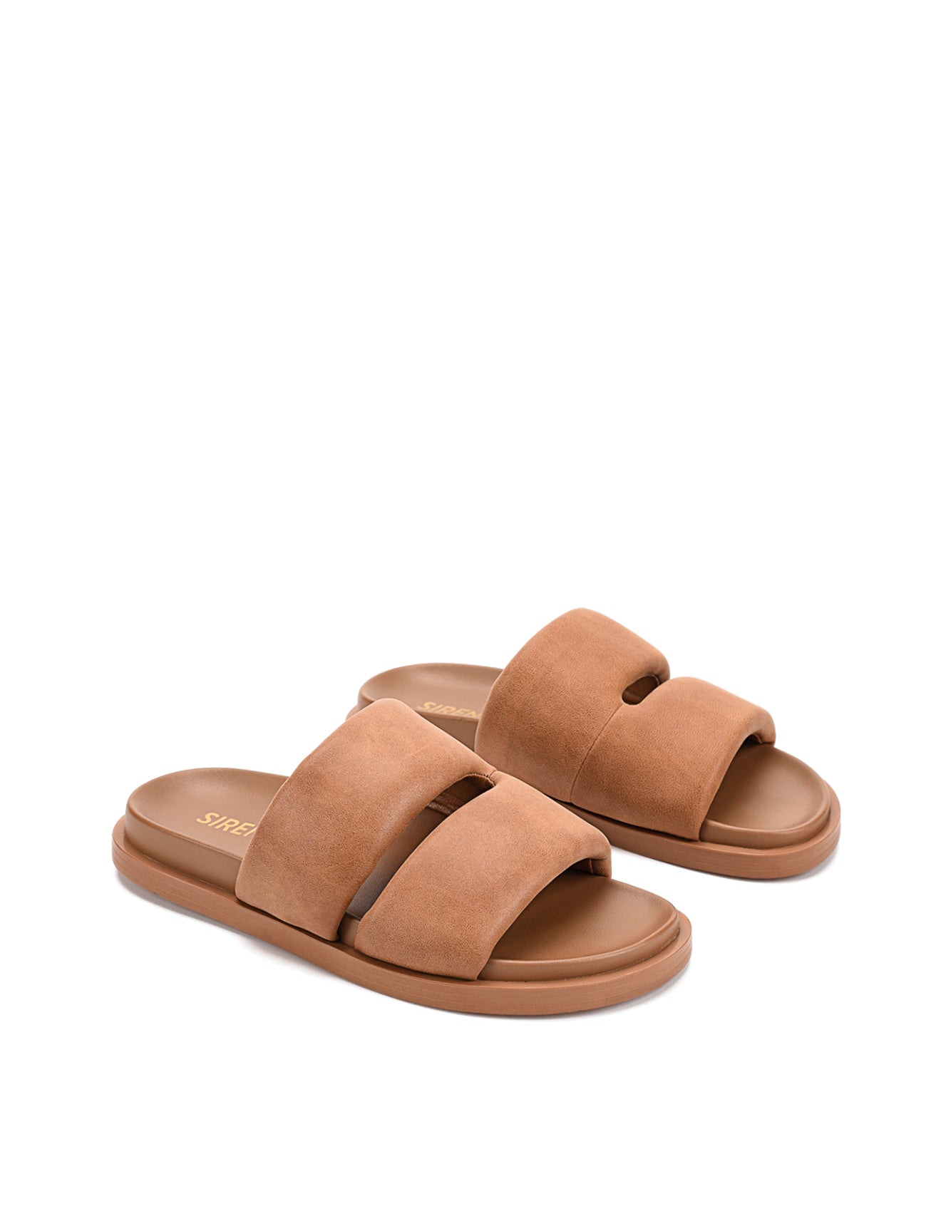 Lacey Footbed Sandals for Women - Comfortable Tan Leather Summer Sandals with Arch Support | Perfect for Beach, Vacation & Casual Outfits