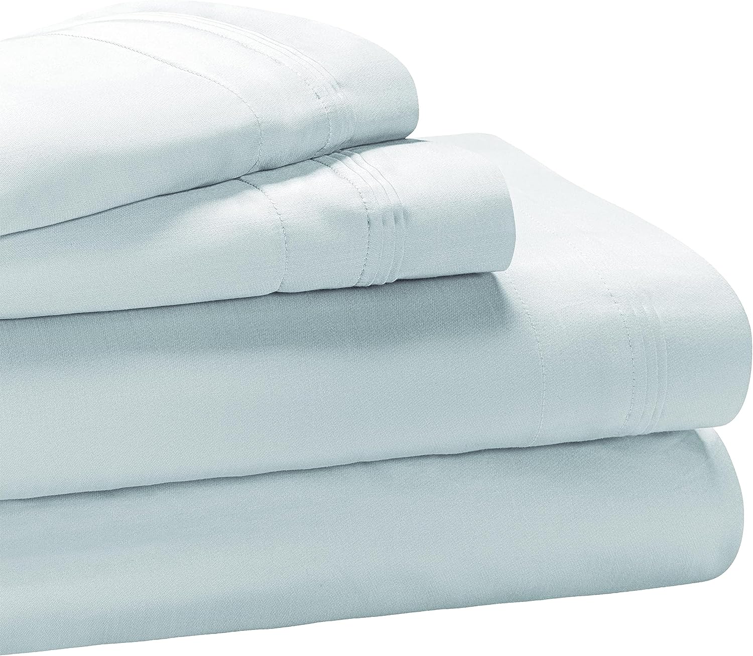 Luxury 1000 Thread Count Egyptian Cotton Bed Sheet Set - King Size, Extra Deep Pocket (18-22 Inches) for Comfort & Durability | Perfect for Master Bedroom, Guest Room & Hotel Use
