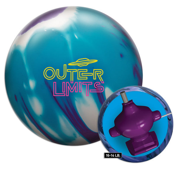 Radical Outer Limits Solid Bowling Ball - High Performance for Strikes & Spares | Perfect for League Play & Tournament Competition