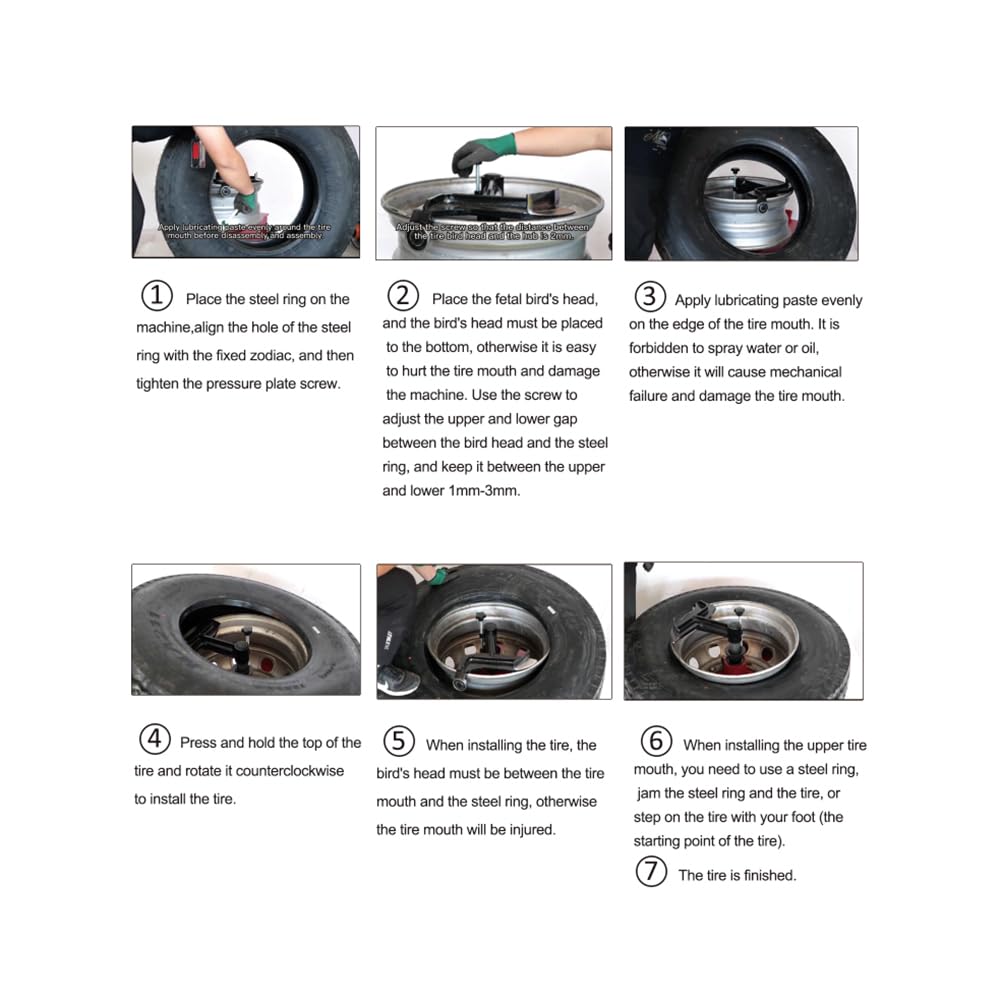 TECHTONGDA Portable Air Tire Changer Machine - Pneumatic Wheel Changer for R16, R17.9-19.5, R22.5 Tires - Perfect for Auto Shops, Garages & Mobile Tire Services