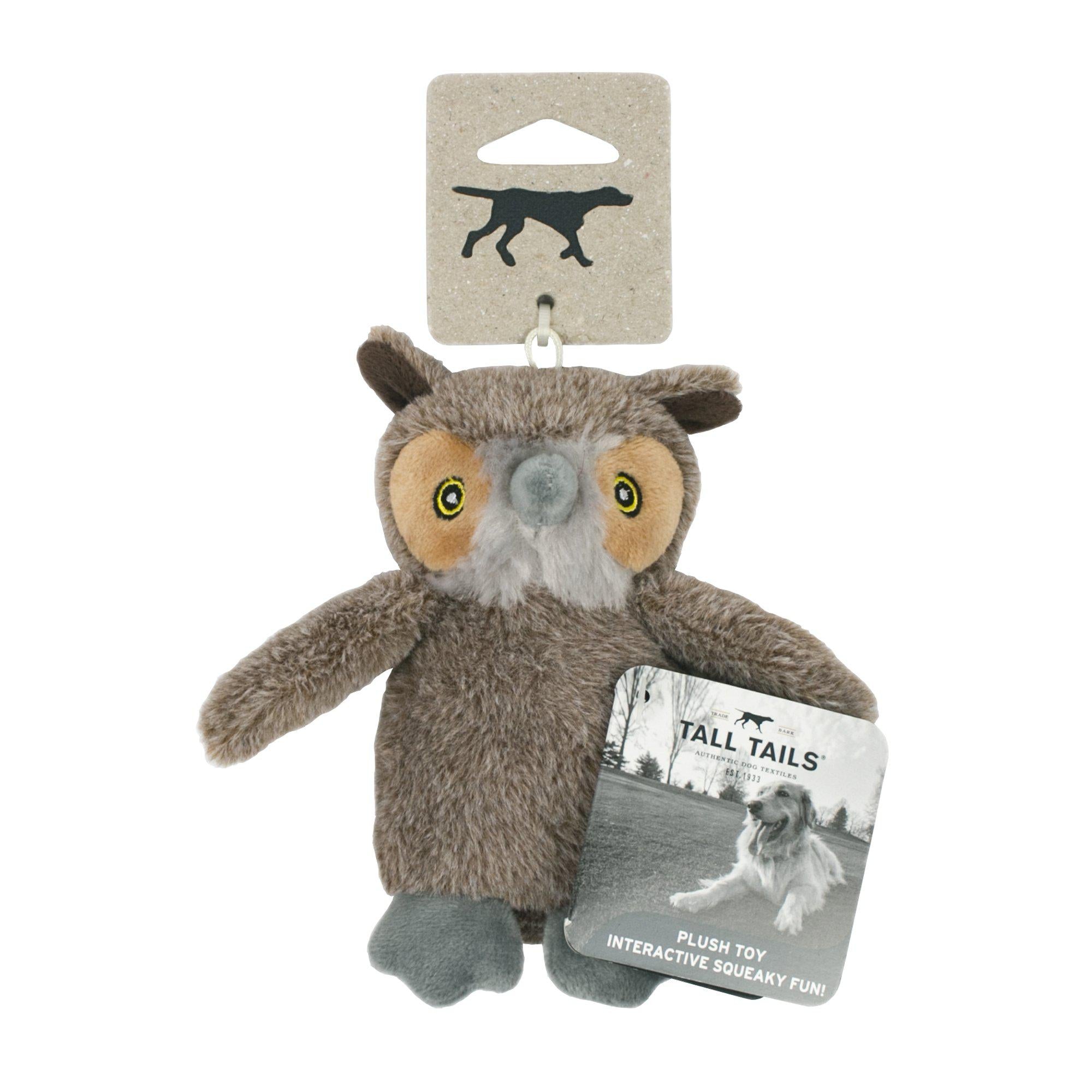 Soft Plush Owl Squeaker Toy for Dogs - Cute Interactive Pet Chew Toy for Puppies & Small Dogs - Perfect for Training, Playtime & Anxiety Relief