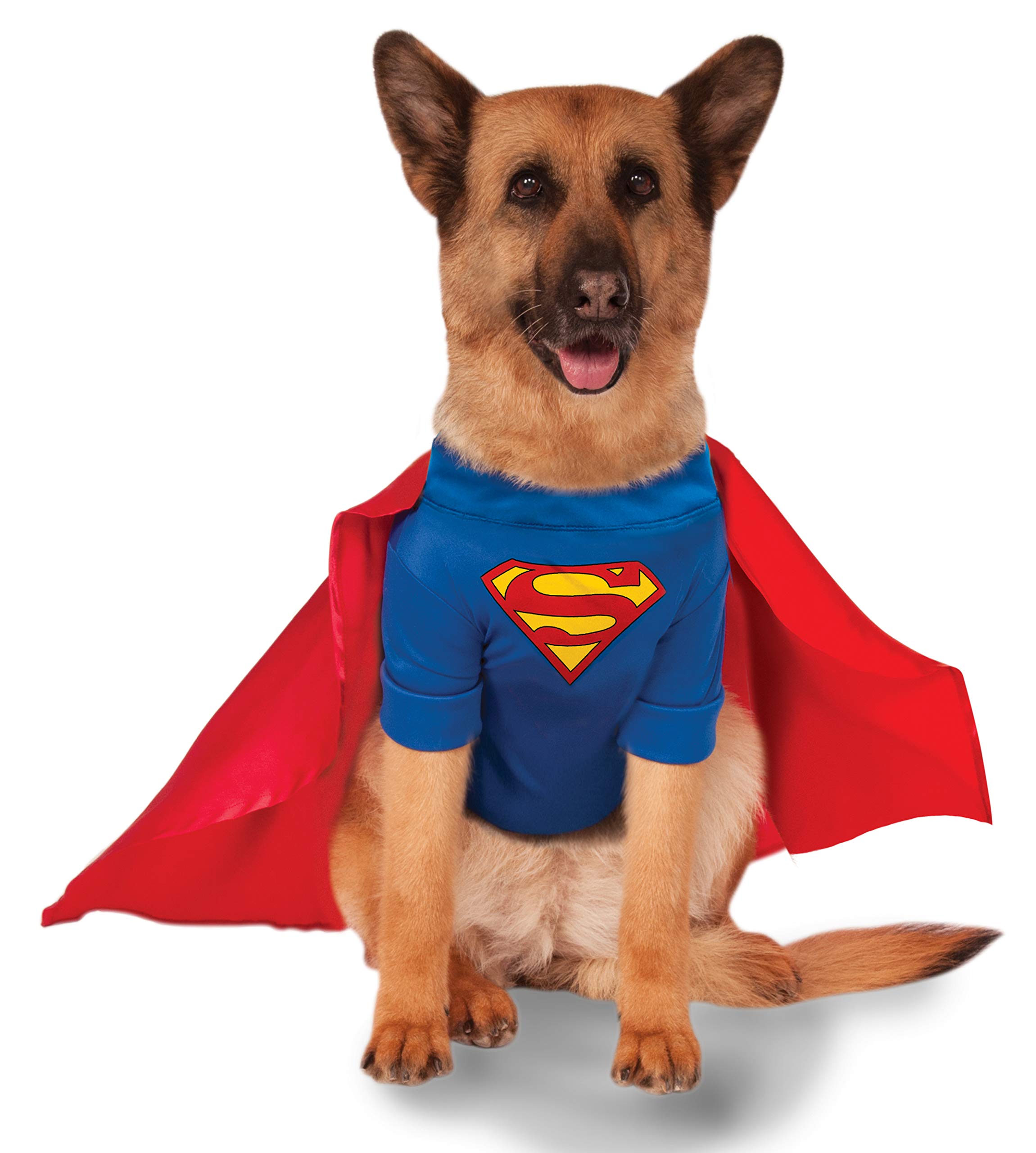 Rubie's Big Dog Superman Costume for Large Dogs - Superhero Pet Outfit for Halloween, Cosplay & Dress-Up Parties