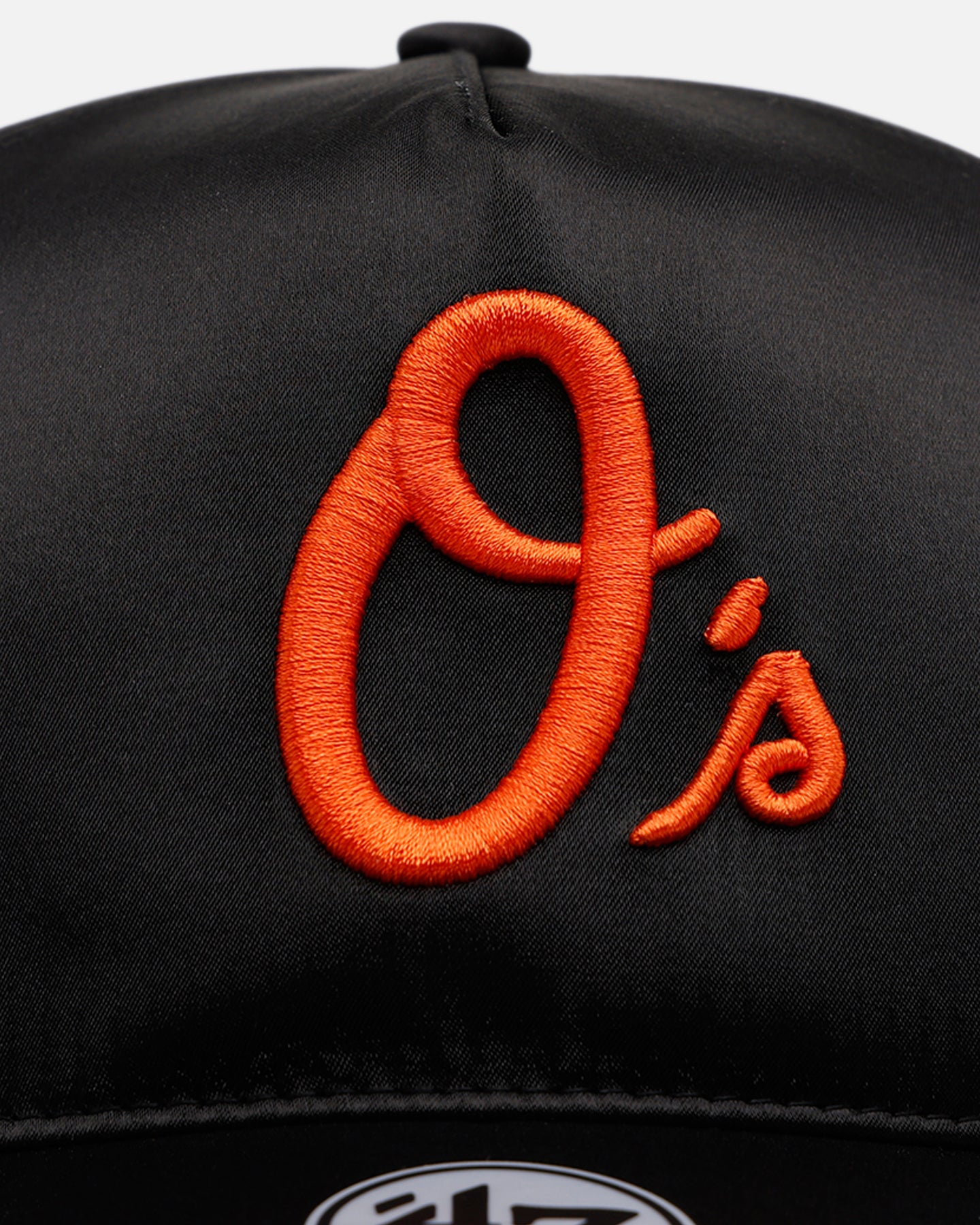 47 Brand Baltimore Orioles 'Silky Way' 47 Hitch Snapback Black Hat - Adjustable Baseball Cap for Men & Women - Perfect for Sports Games, Casual Wear & Fan Collections