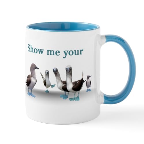 White/Blue Inside - Boobies Mug