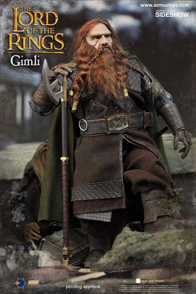 Asmus 1/6 Scale The Lord of the Rings Gimli Collectible Action Figure - Perfect for Display, LOTR Fan Collections & Fantasy Decor