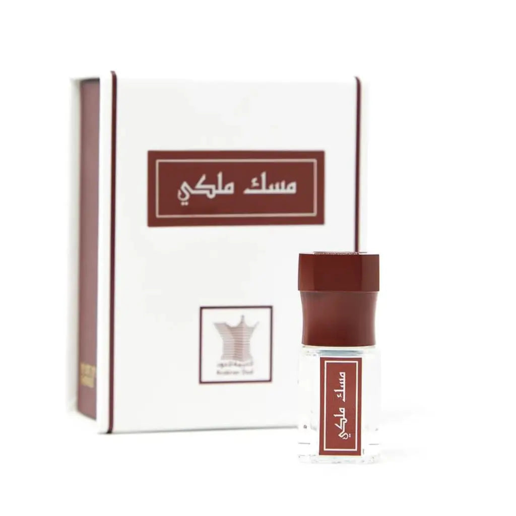 Royal Musk Perfume Oil - 1/4 Tola (3ml) Premium Attar for Men & Women - Long Lasting Fragrance for Date Night, Special Occasions & Daily Wear