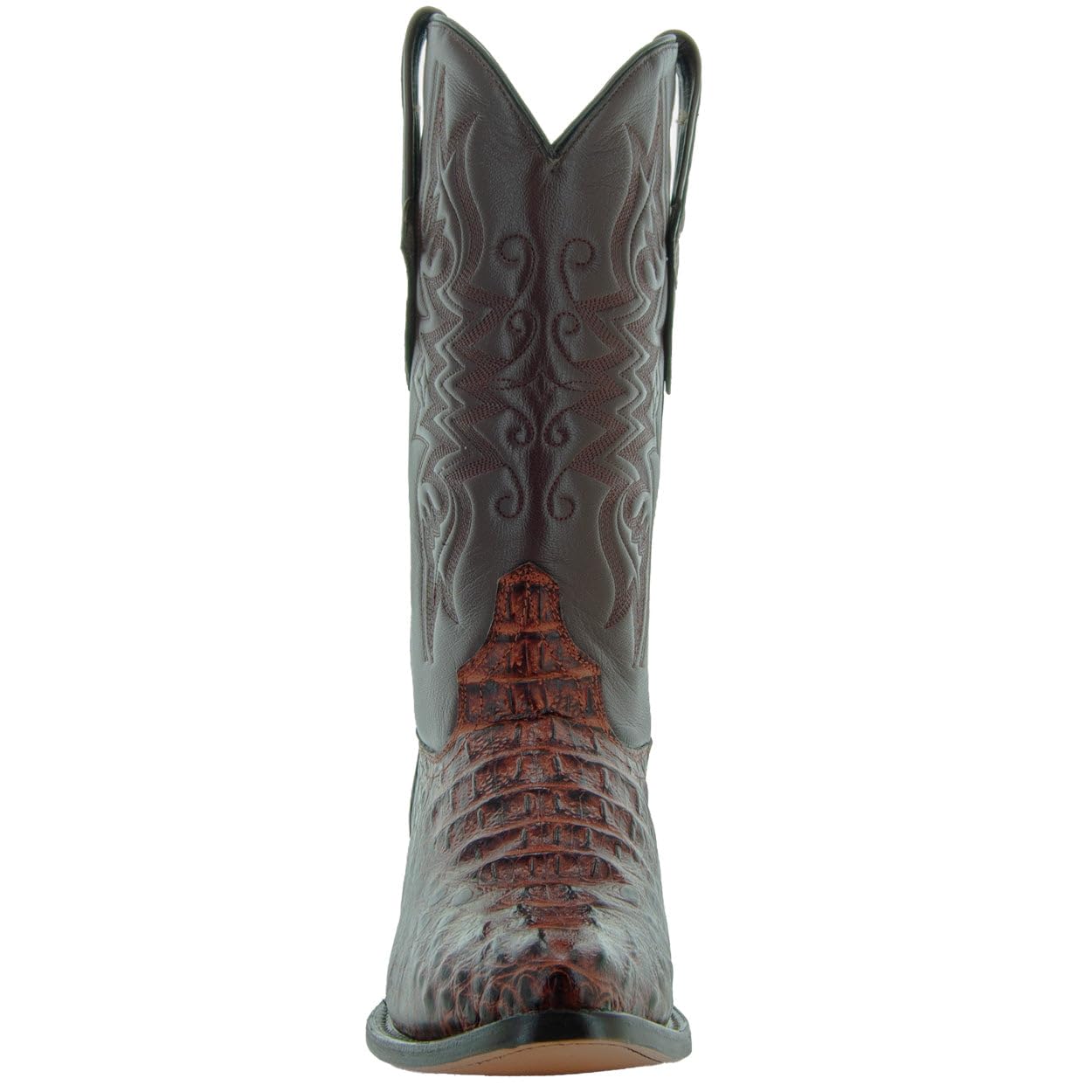 **Soto Boots Men's Gator Tail Print Cowboy Boots - Western Style Exotic Leather Boots for Men H7006 | Perfect for Rodeo, Country Music Festivals & Casual Wear**