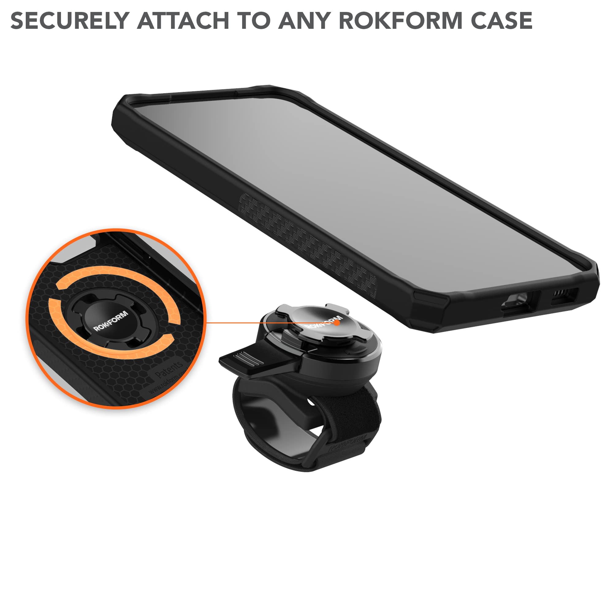 Rokform Galaxy S22 Ultra 5G 防摔手机壳 + 通用自行车支架 - 骑行、户外运动、通勤必备