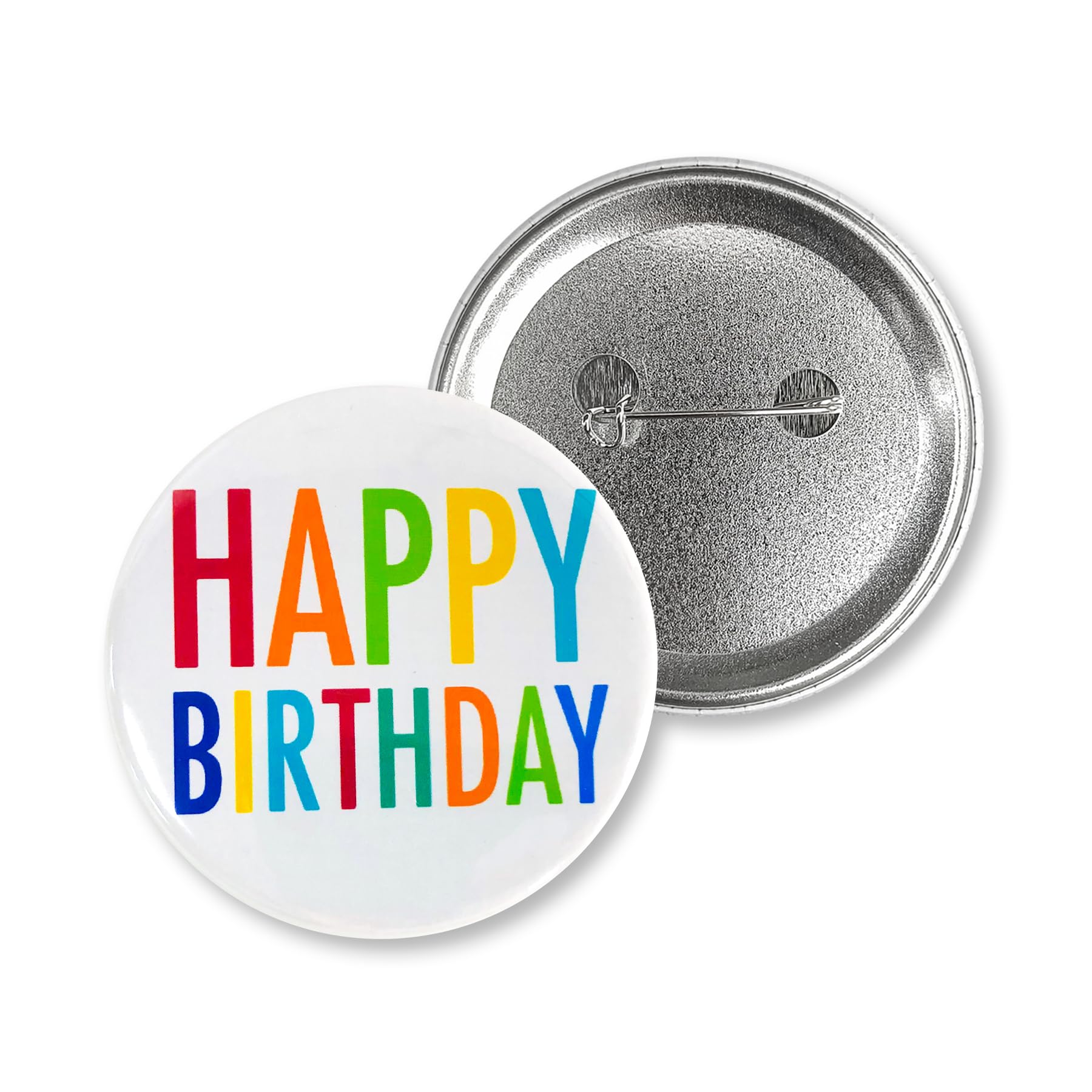 Birthday Girl Pin Badges - Cute Tinplate Party Favors for Girls Birthday Celebrations, Baby Showers & Special Events