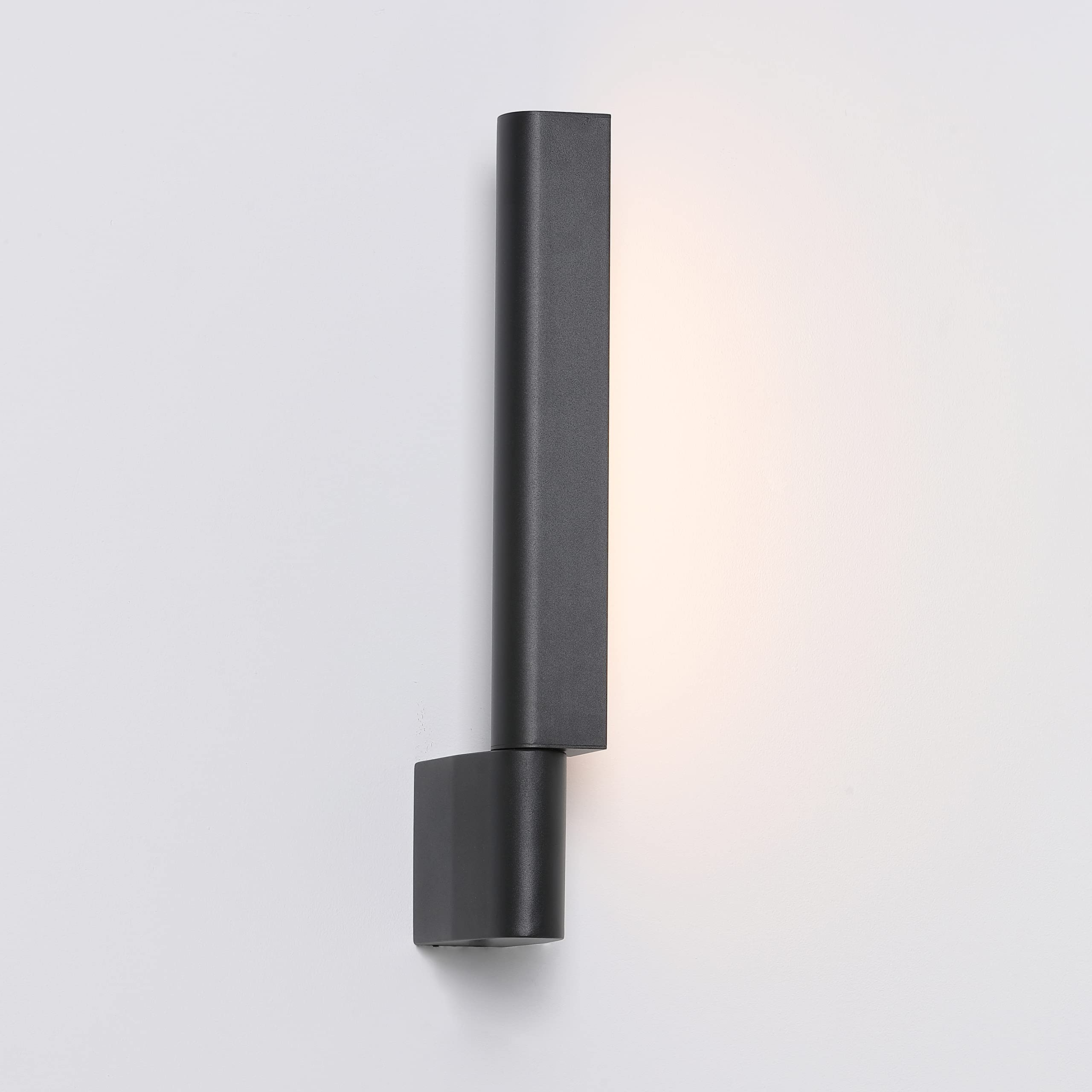 Modern LED Wall Sconce Light Fixture - 3000K Warm White, 620 Lumens, Black Finish - Perfect for Bedroom, Living Room, Hallway & Staircase Lighting