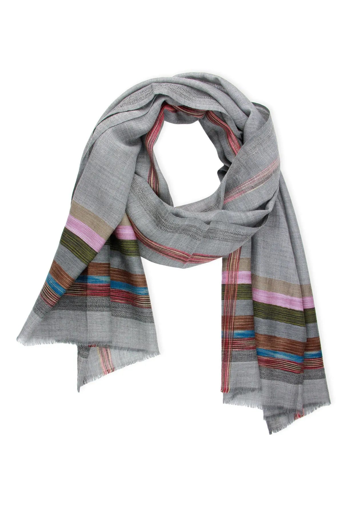 Stylish Plaid Border Scarf for Women - Soft Winter Fashion Accessory - Perfect for Cold Weather, Office & Holiday Outfits